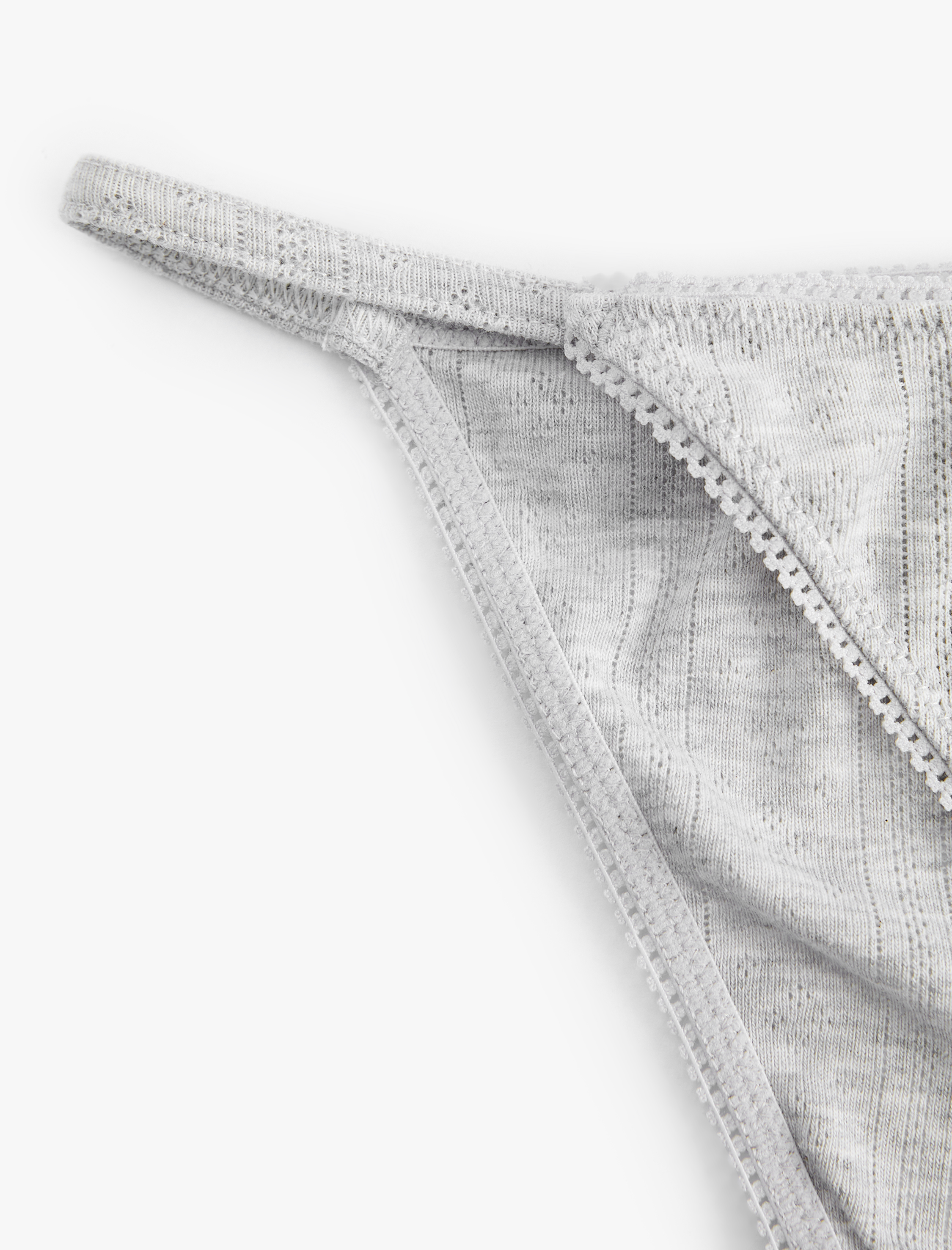   Yanları İpli Rahat Kalıp Brief Külot