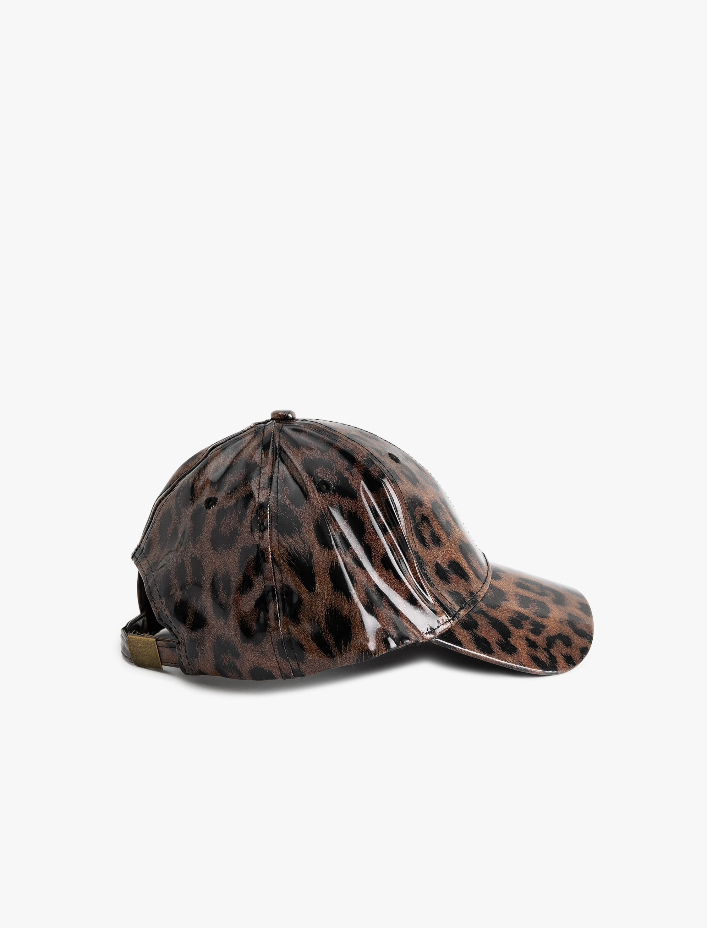  Kadın Leopar Desenli Kep Şapka