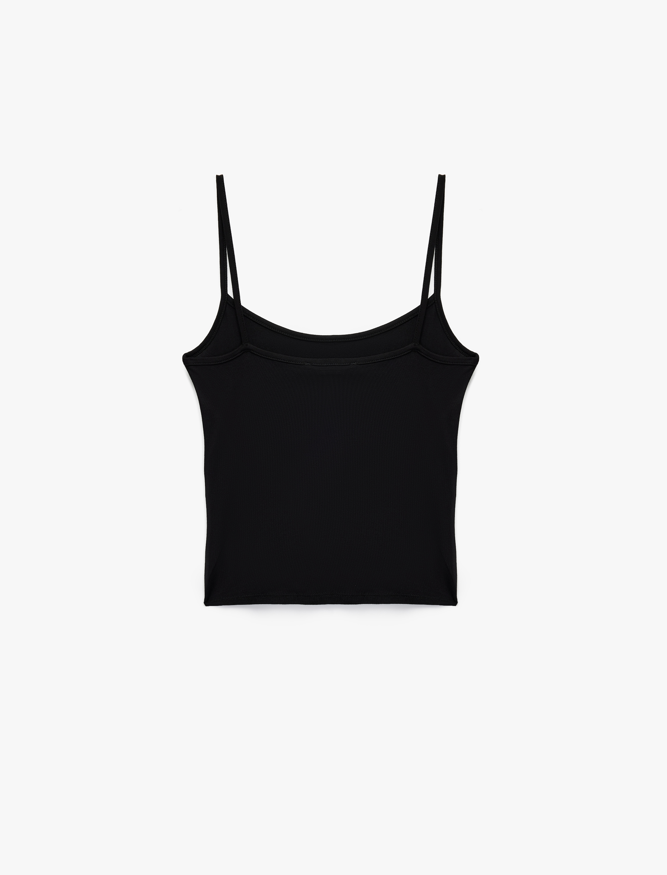   Viskon Kumaş Slim Fit 2'li İnce Askılı Atlet