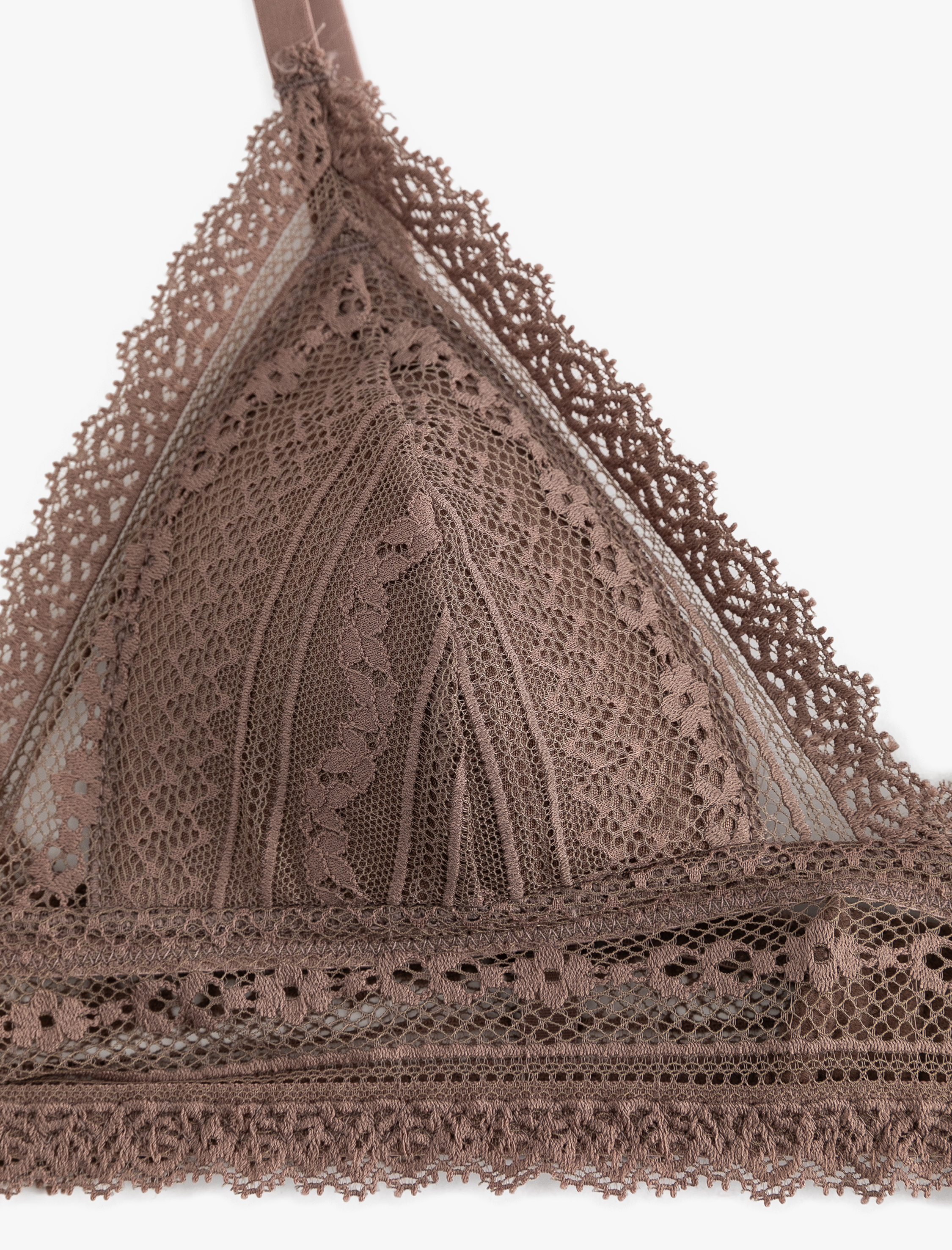 Desteksiz Dantelli Bralet Sütyen