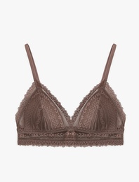 Desteksiz Dantelli Bralet Sütyen