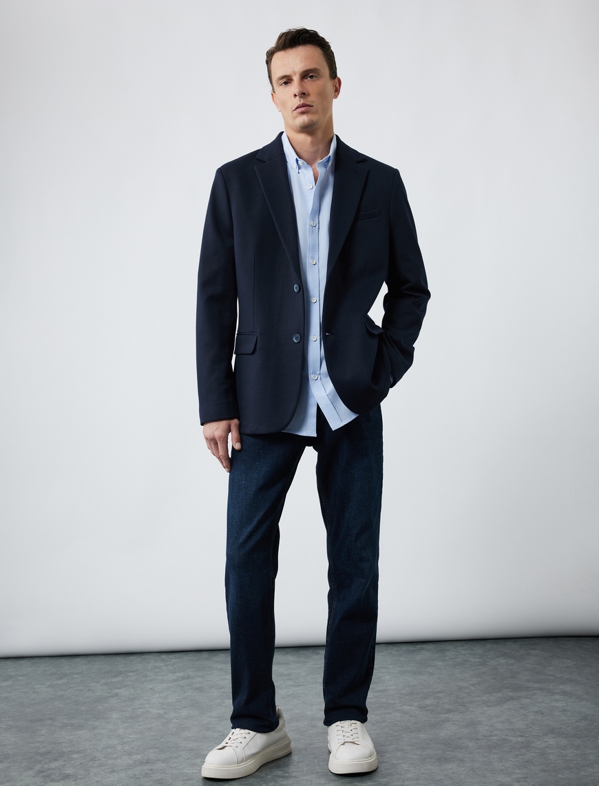   Normal Bel Pamuklu Slim Fit Jean Pantolon - Brad Jean