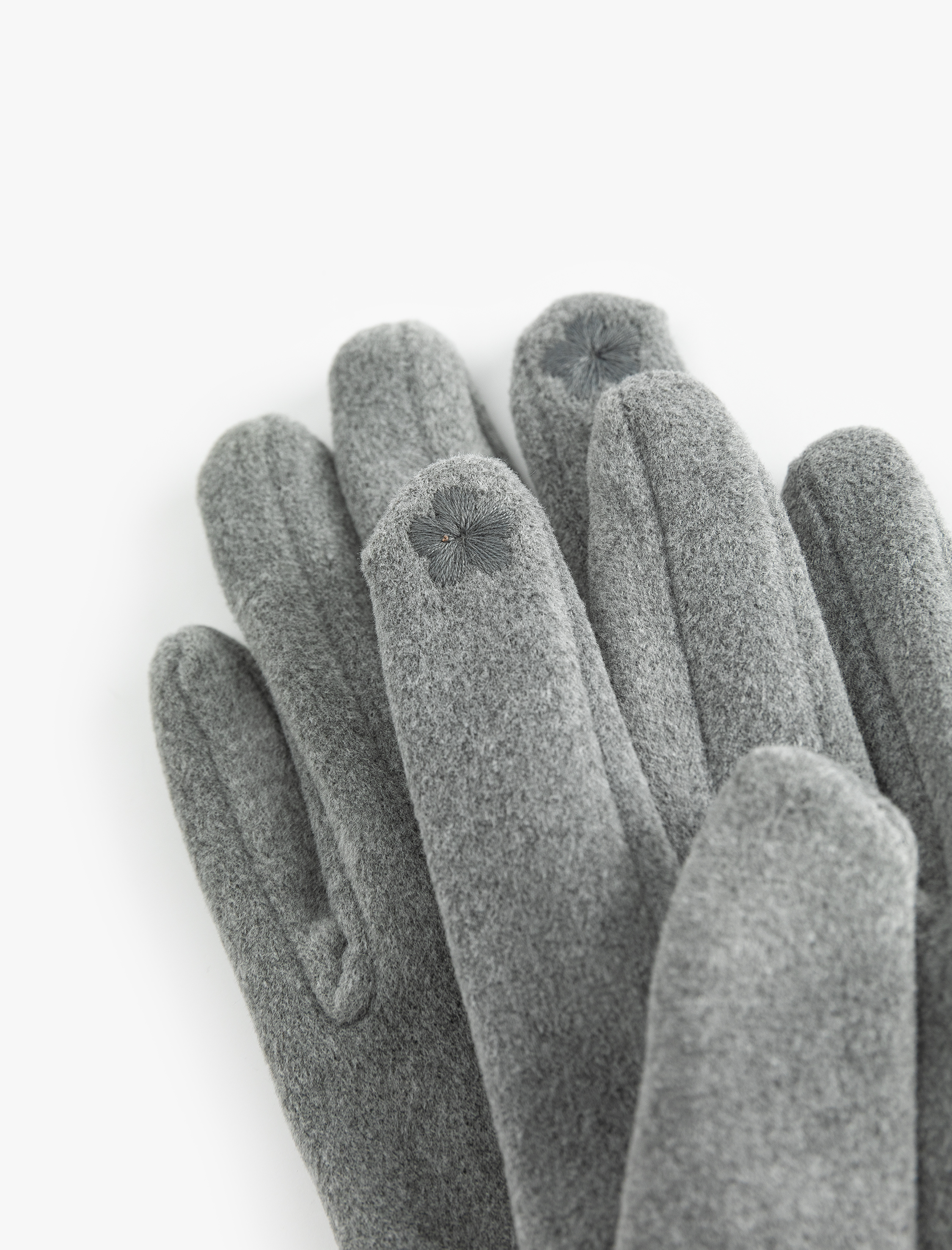  Kadın Kurdeleli Suni Kürk Detaylı Eldiven