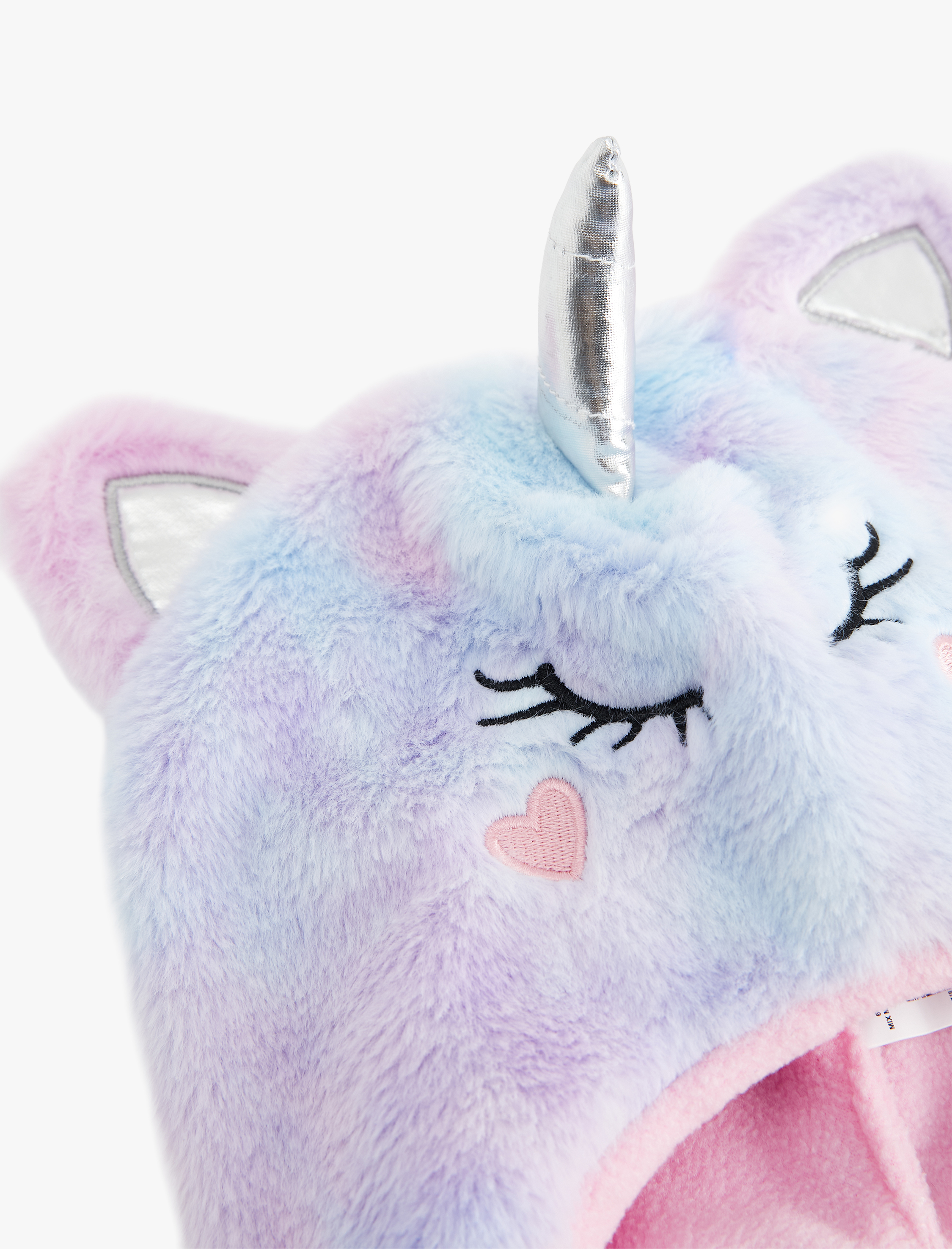  Kız Çocuk Unicorn Detaylı Kulaklı Bere