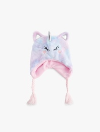 Unicorn Detaylı Kulaklı Bere