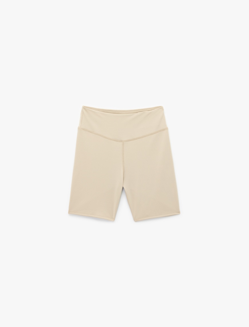   Yüksek Bel Slim Fit Spor Tayt