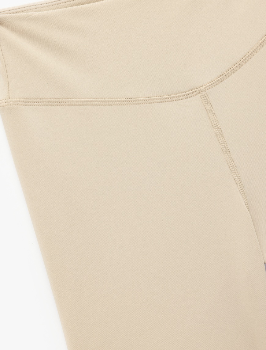   Yüksek Bel Slim Fit Spor Tayt