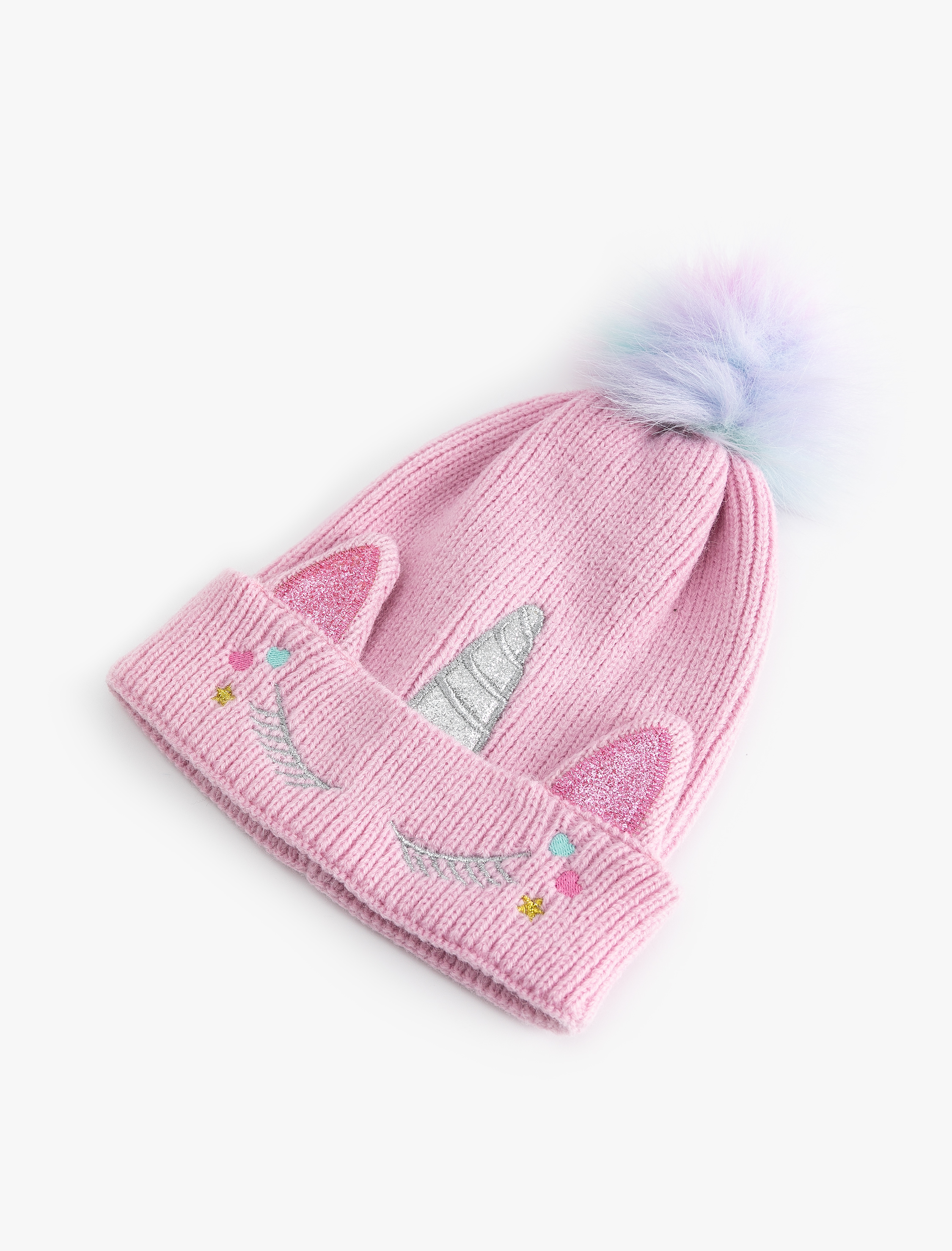  Kız Çocuk Unicorn Detaylı Bere