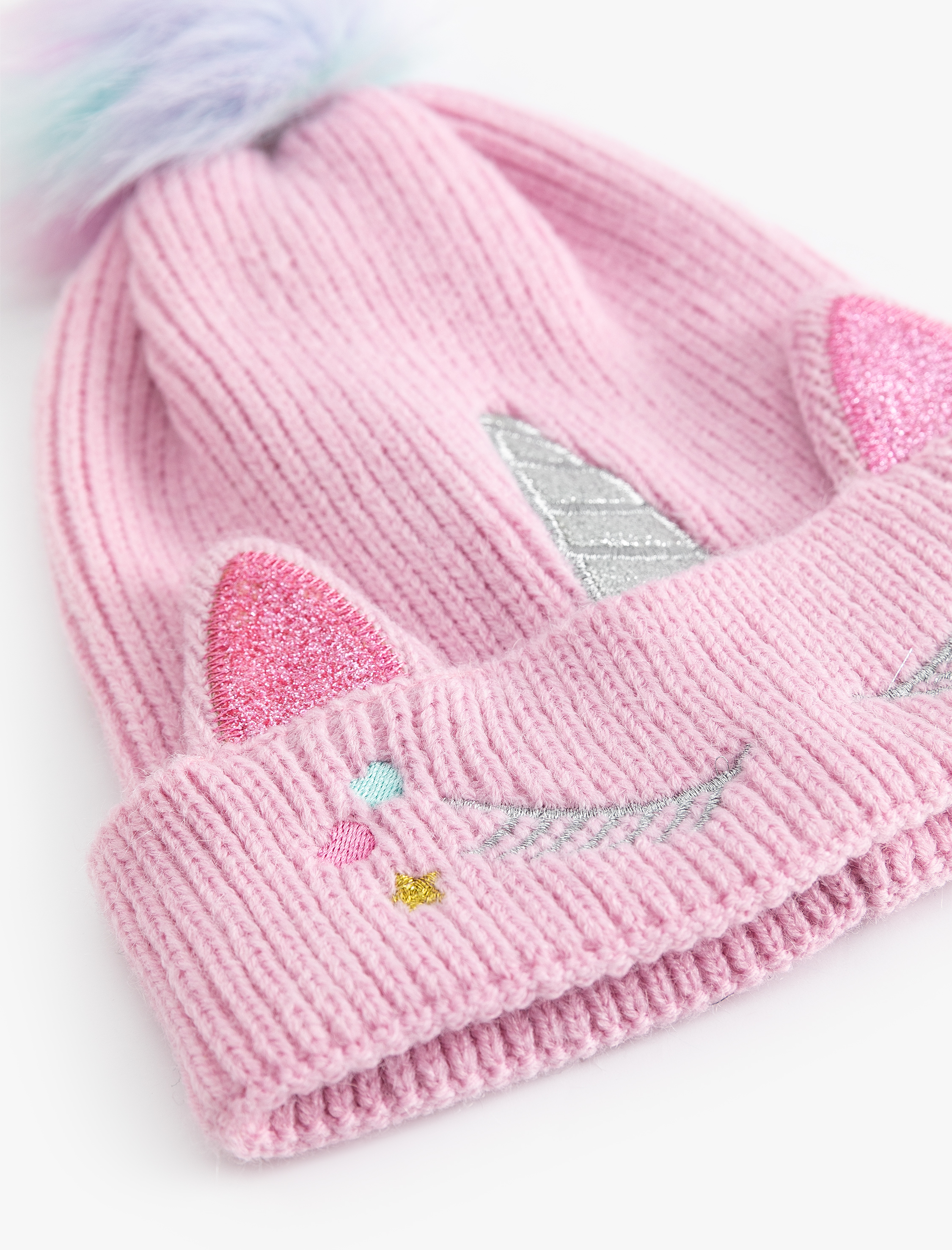  Kız Çocuk Unicorn Detaylı Bere