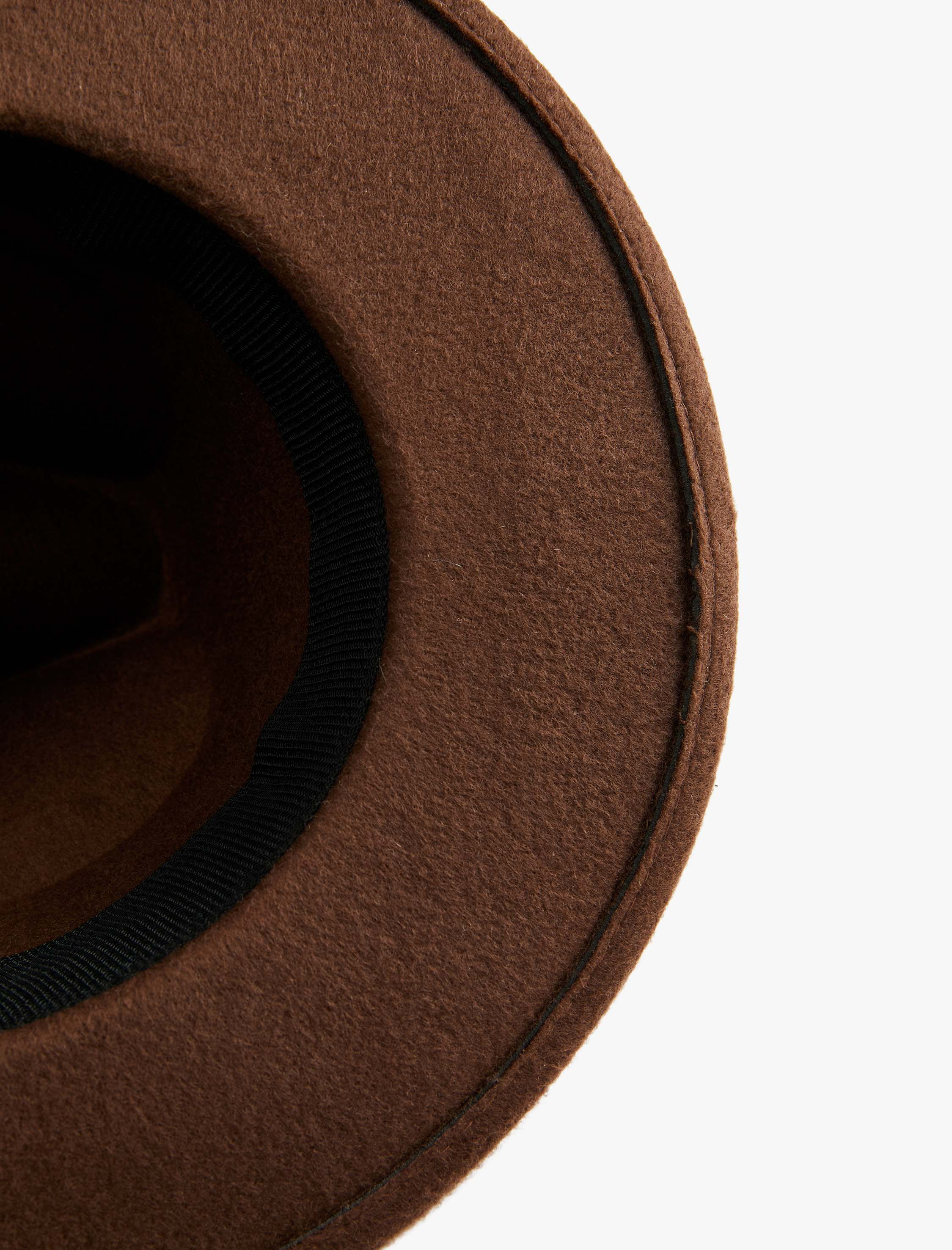  Kadın Kemer Detaylı Fötr Şapka