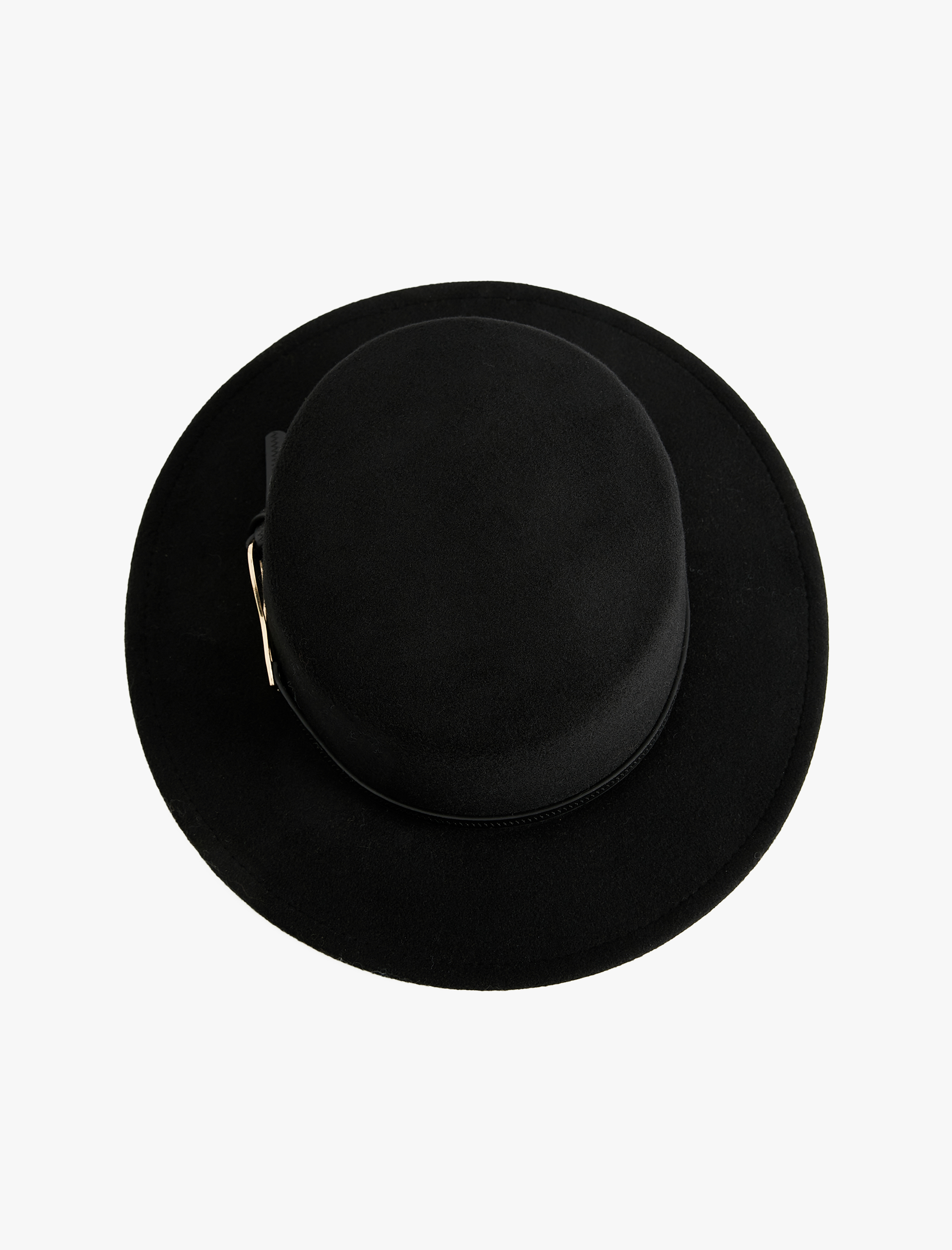 Kadın Bant Detaylı Fötr Şapka