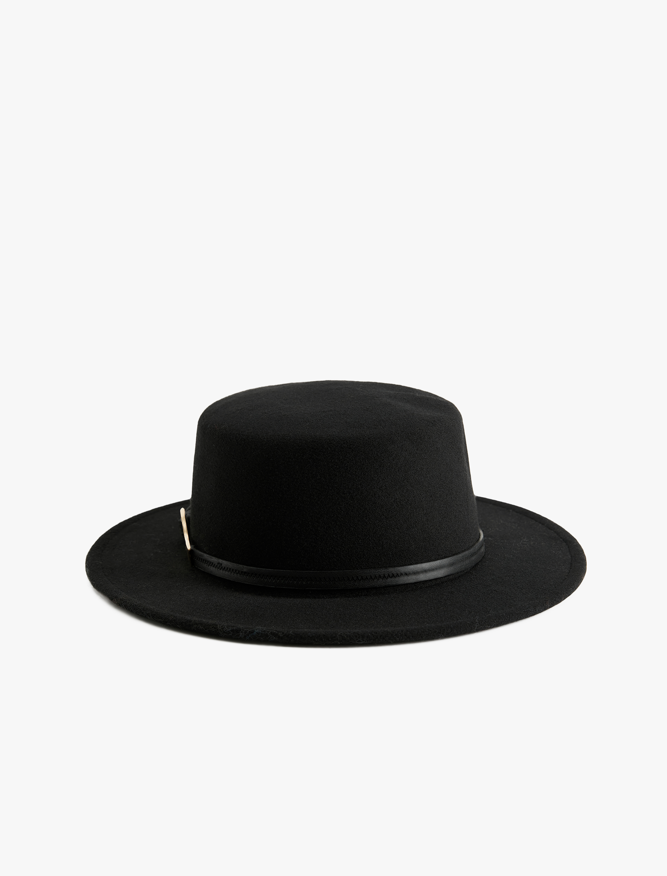 Kadın Bant Detaylı Fötr Şapka