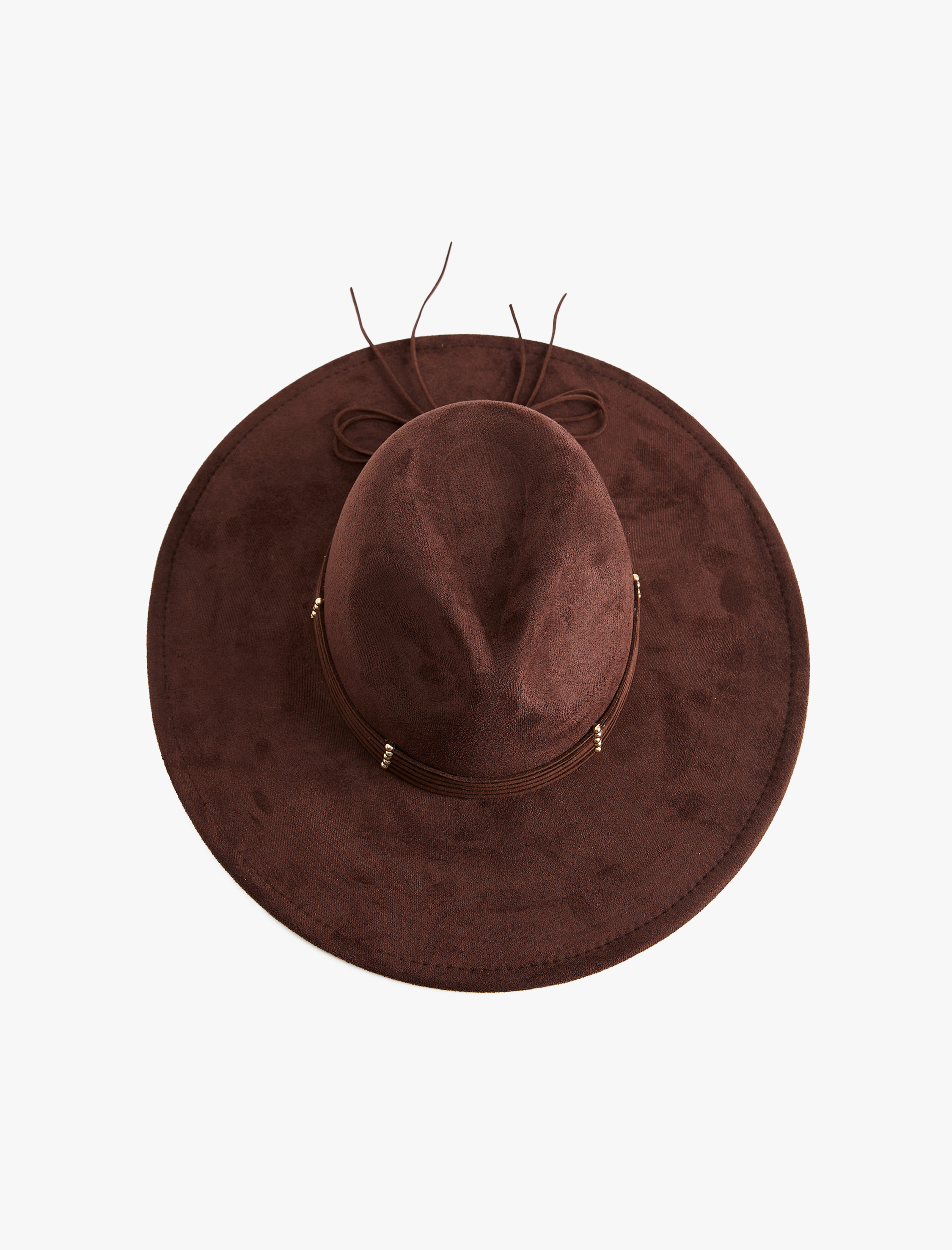 Kadın Bant Detaylı Fötr Şapka