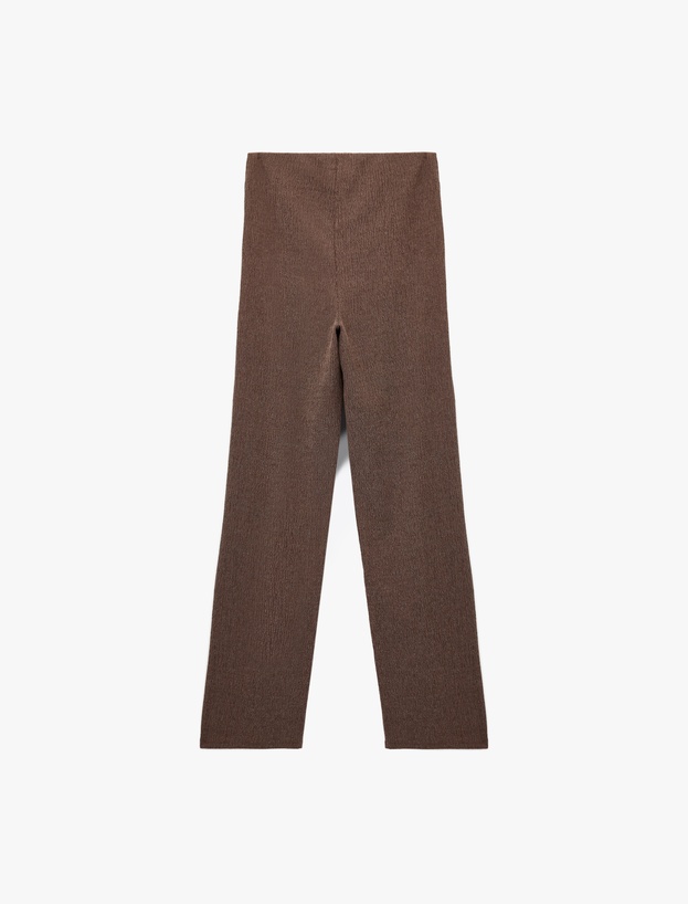 Bürümcük Kumaş Slim Fit Uzun Düz Paça Pantolon_1