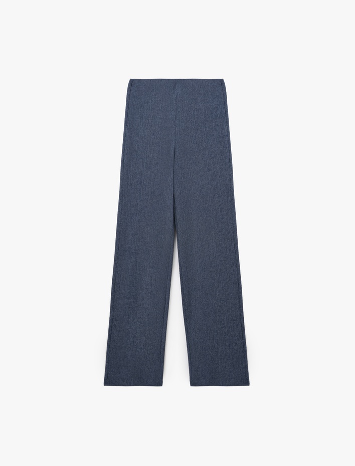  Bürümcük Kumaş Slim Fit Uzun Düz Paça Pantolon