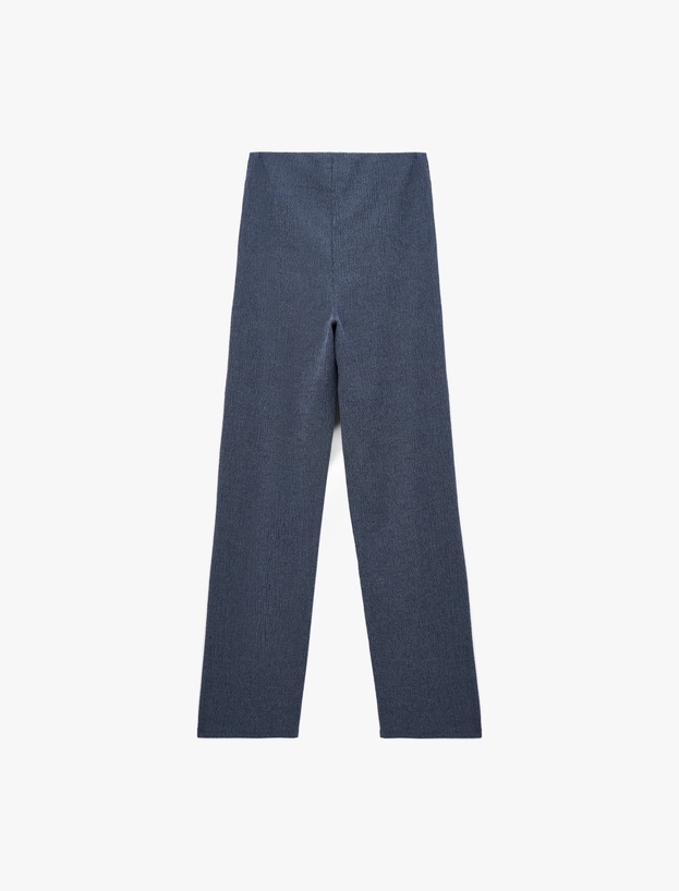Bürümcük Kumaş Slim Fit Uzun Düz Paça Pantolon_1