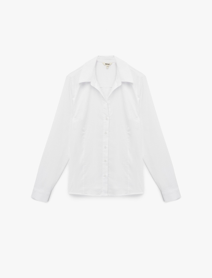  Uzun Kollu Klasik Yaka Slim Fit Gömlek