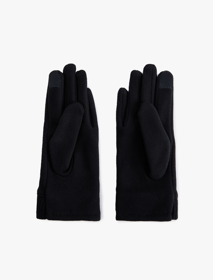 Erkek Dikiş Detaylı Tokalı Eldiven