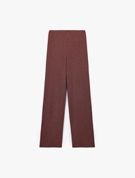 Bürümcük Kumaş Slim Fit Uzun Düz Paça Pantolon