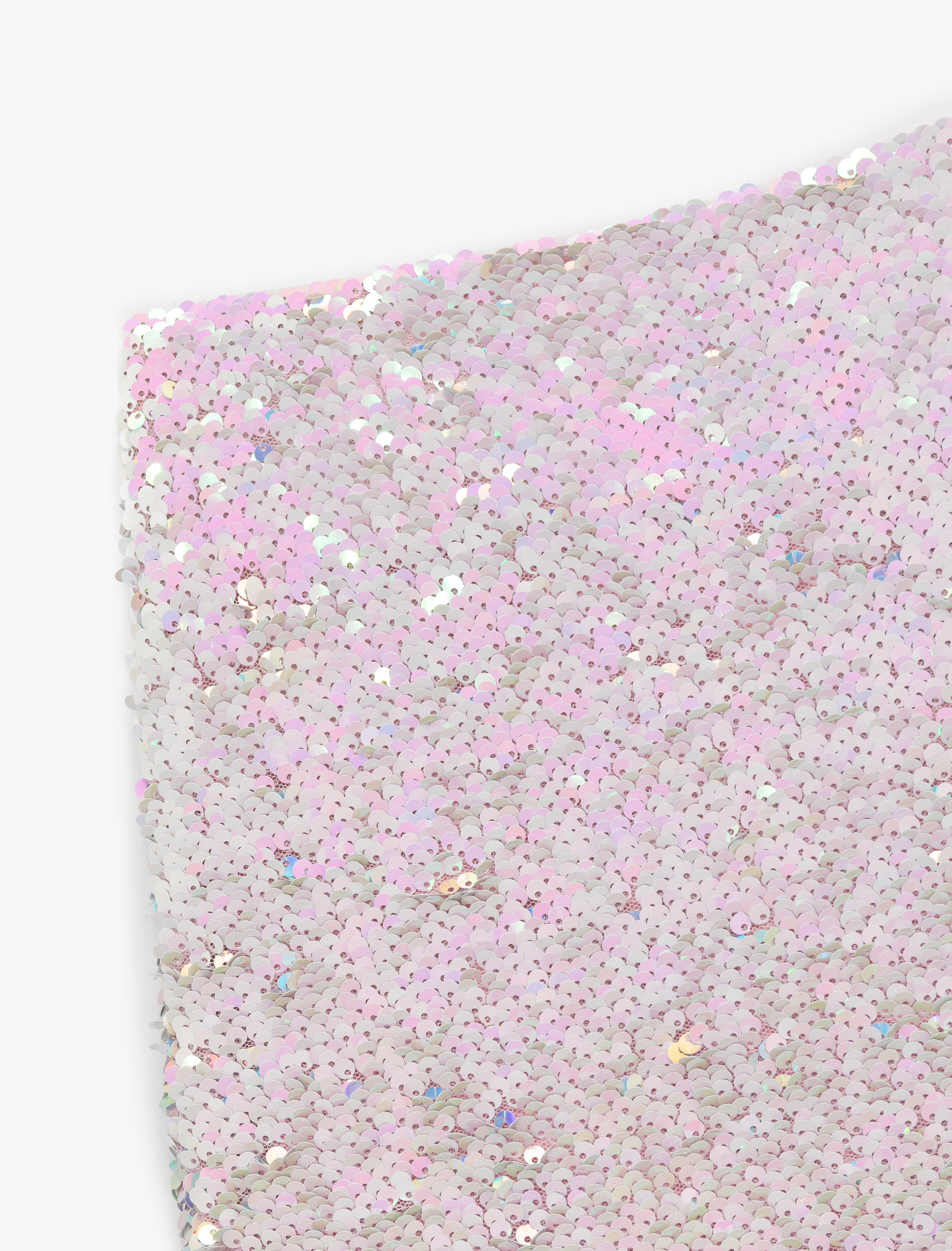   Pullu Payetli A Kesim Mini Abiye Etek