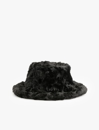 Peluş Bucket Şapka