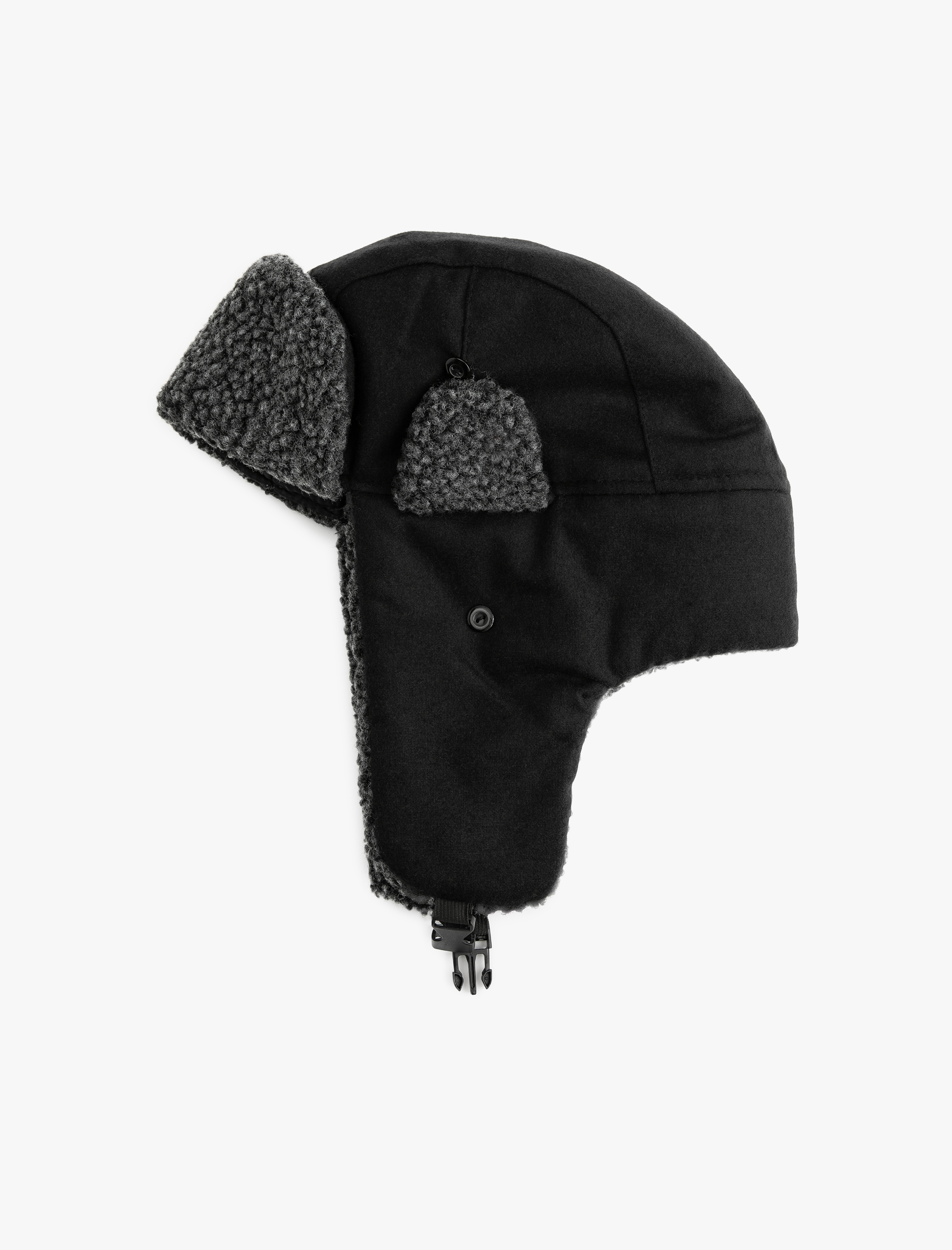  Erkek Peluşlu Kayış Detaylı Pilot Şapka