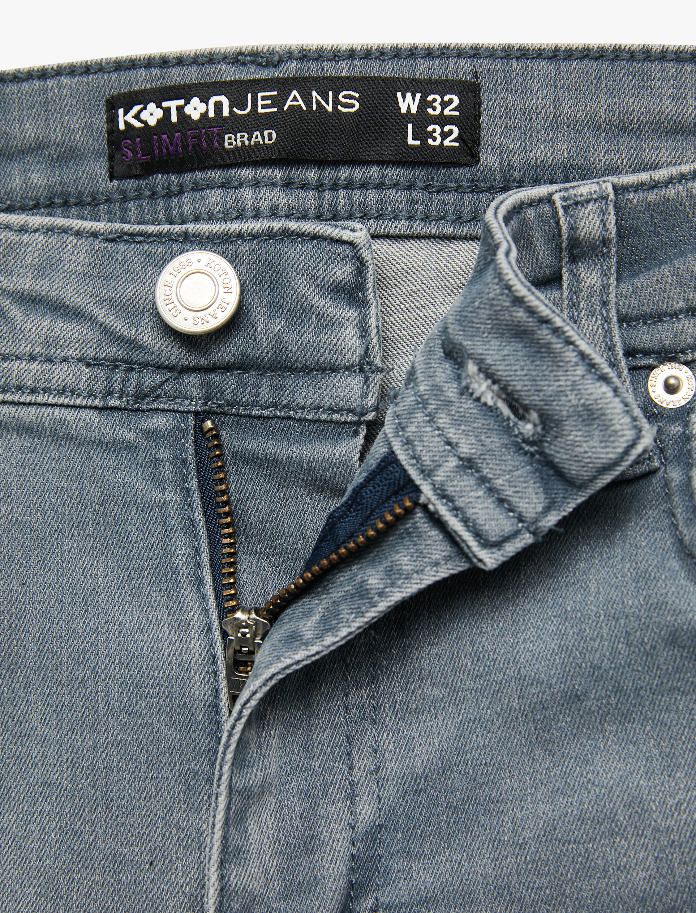   Normal Bel Slim Fit Jean Pantolon - Brad Jean