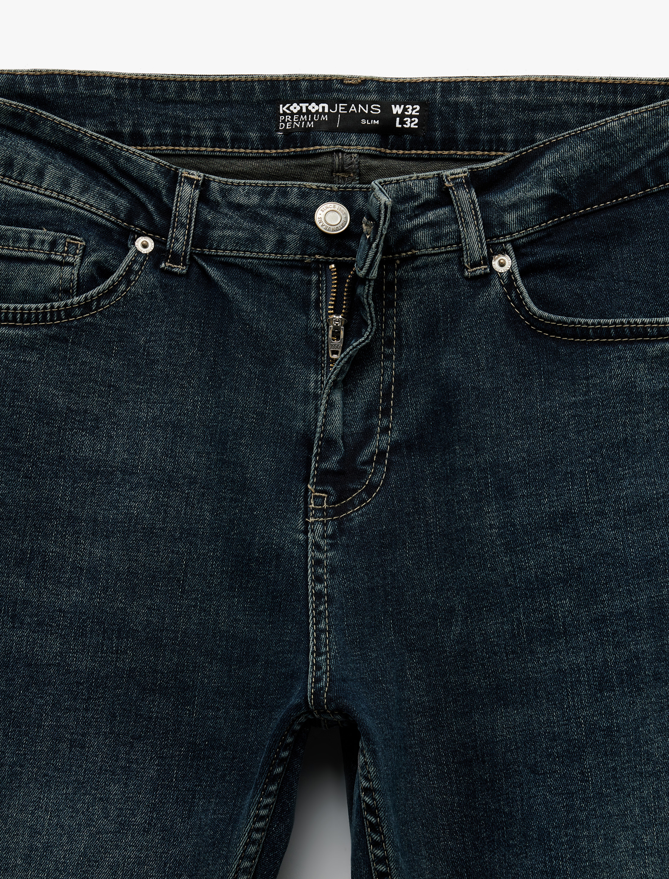   Cepli Normal Bel Pamuklu Slim Fit Jean Pantolon - Brad Jean