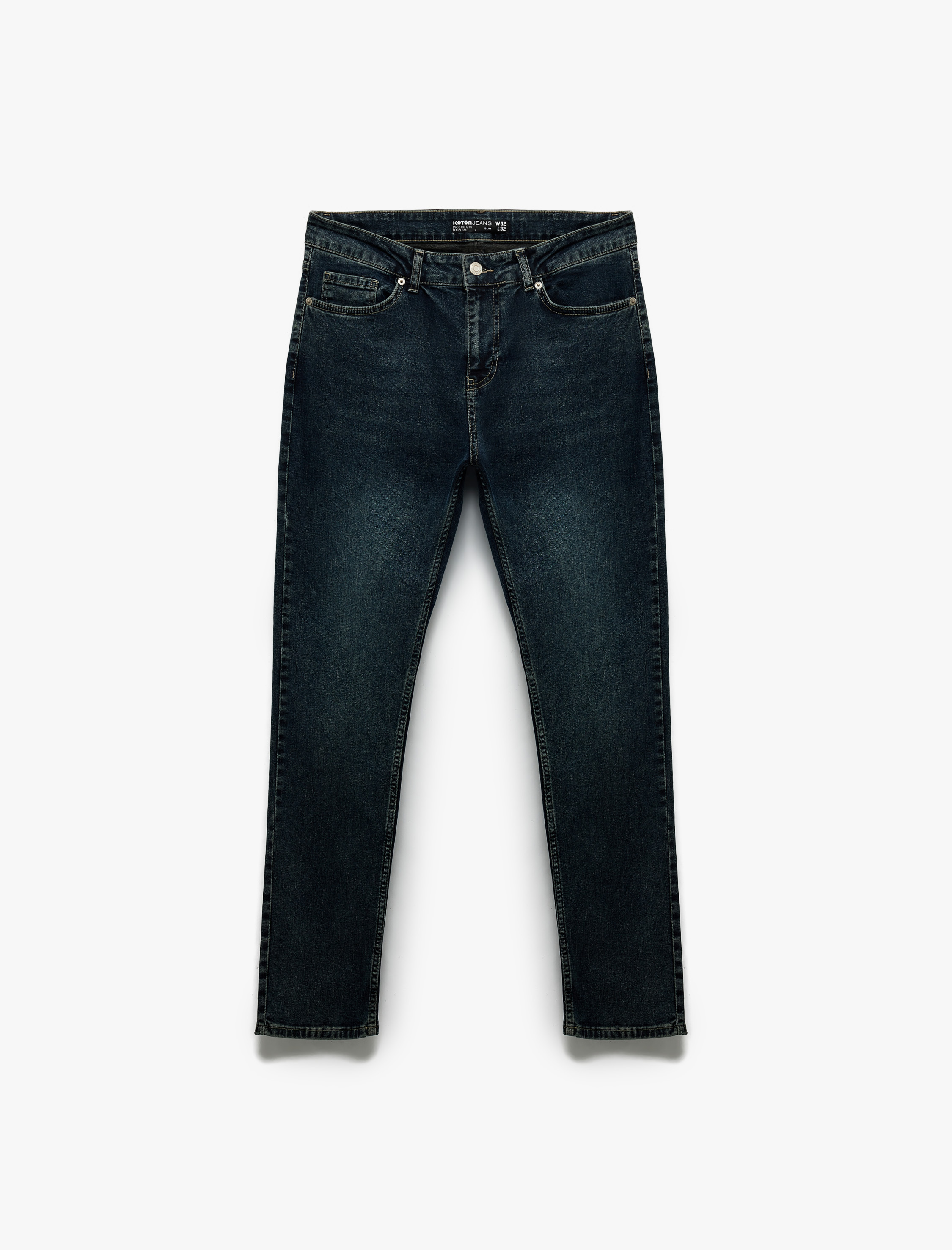   Cepli Normal Bel Pamuklu Slim Fit Jean Pantolon - Brad Jean
