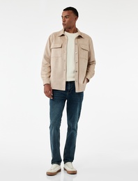 Cepli Normal Bel Pamuklu Slim Fit Jean Pantolon - Brad Jean