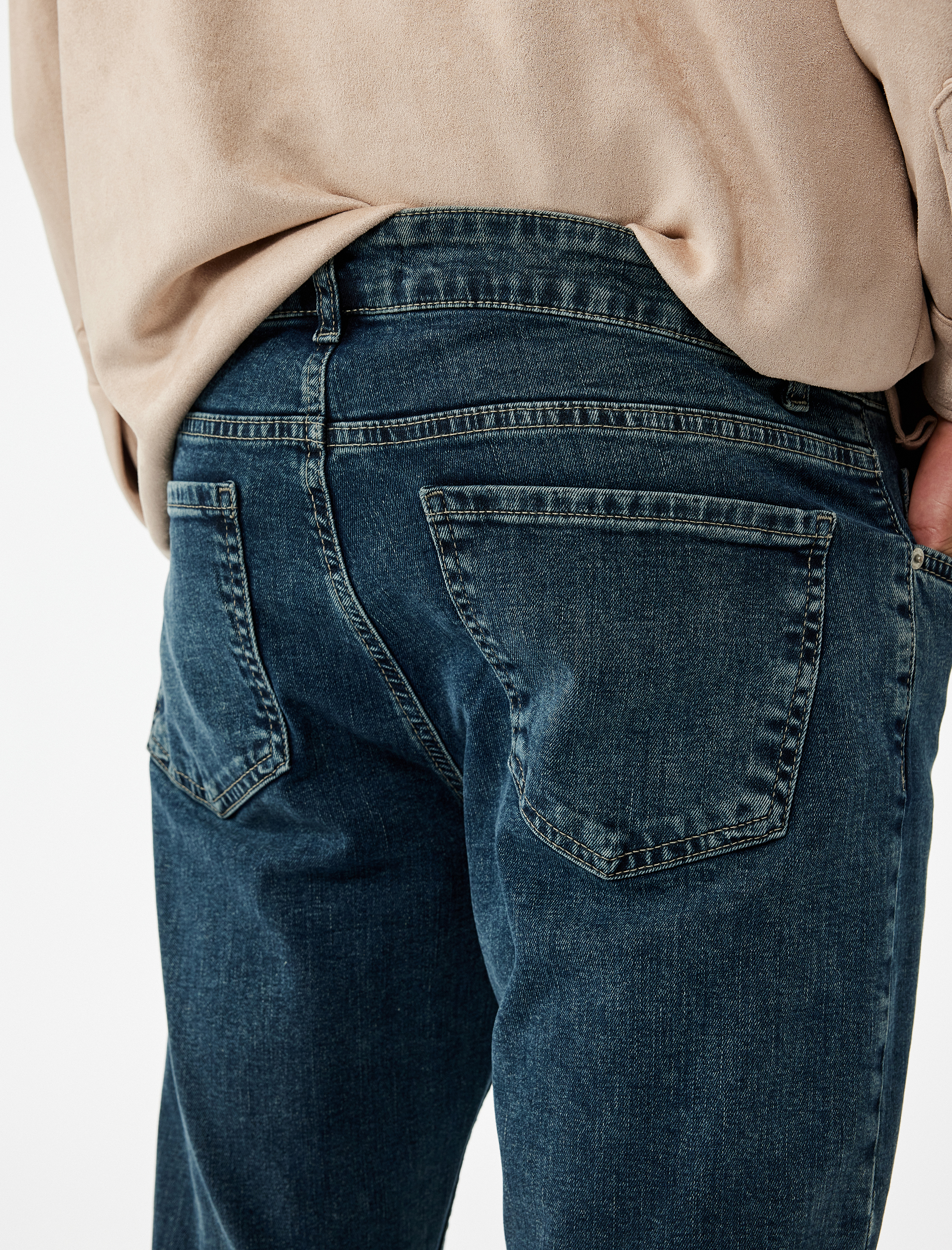   Cepli Normal Bel Pamuklu Slim Fit Jean Pantolon - Brad Jean