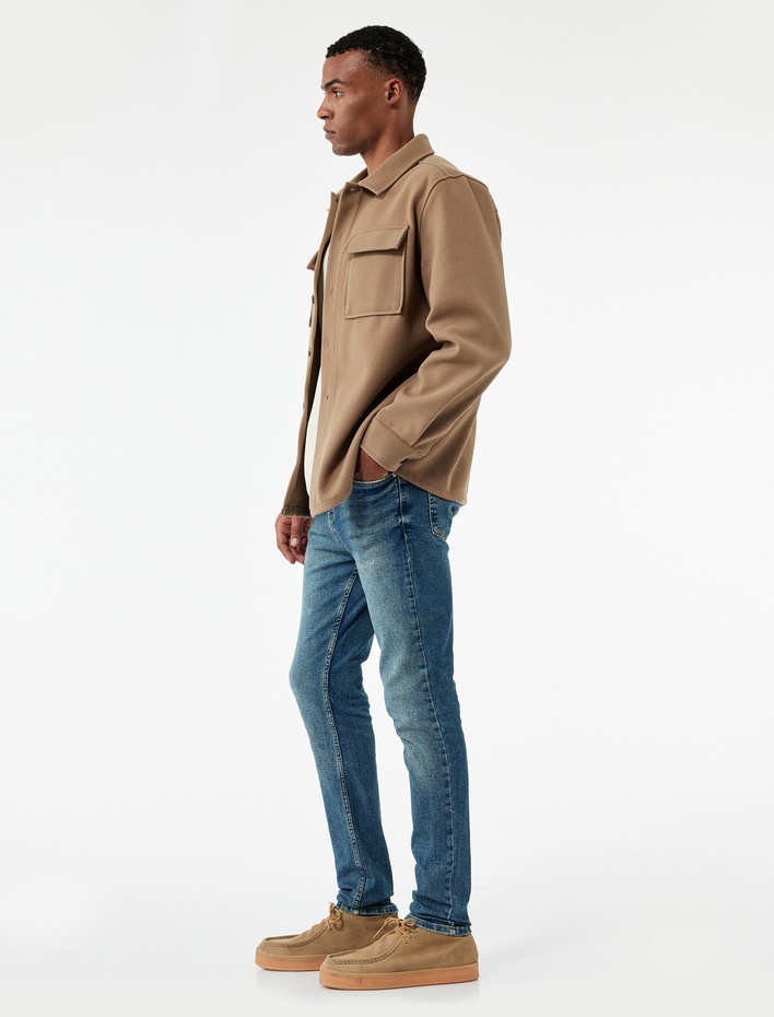  Normal Bel Skinny Fit Jean Pantolon - Michael Jean