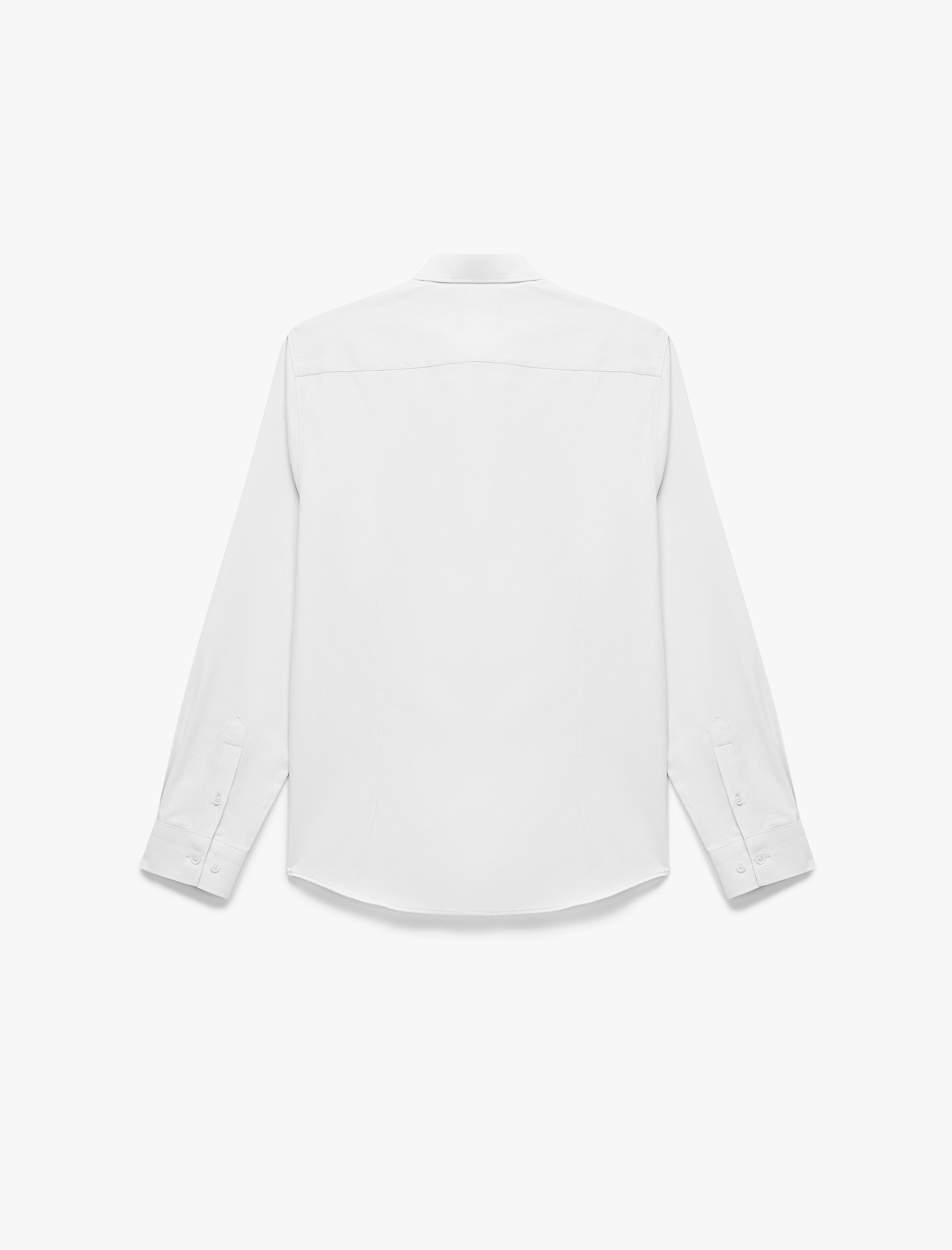   Yarım İtalyan Yaka Uzun Kollu Slim Fit Klasik Gömlek