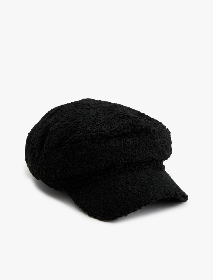 Kadın Peluş Kasket Şapka