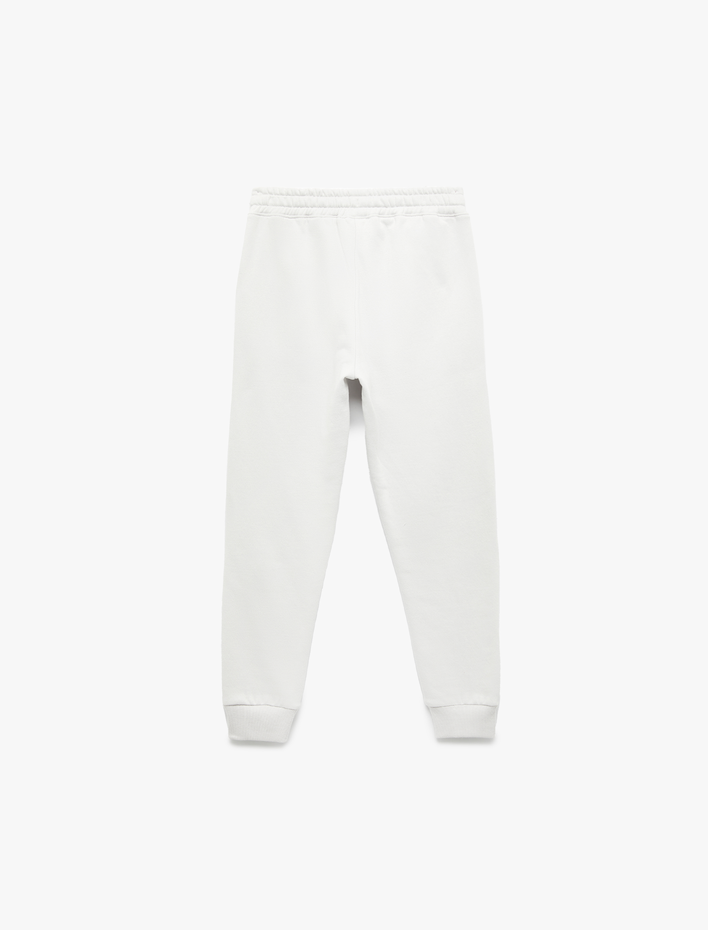  Erkek Çocuk Pamuklu Beli Bağcıklı Şardonlu Jogger Eşofman Altı