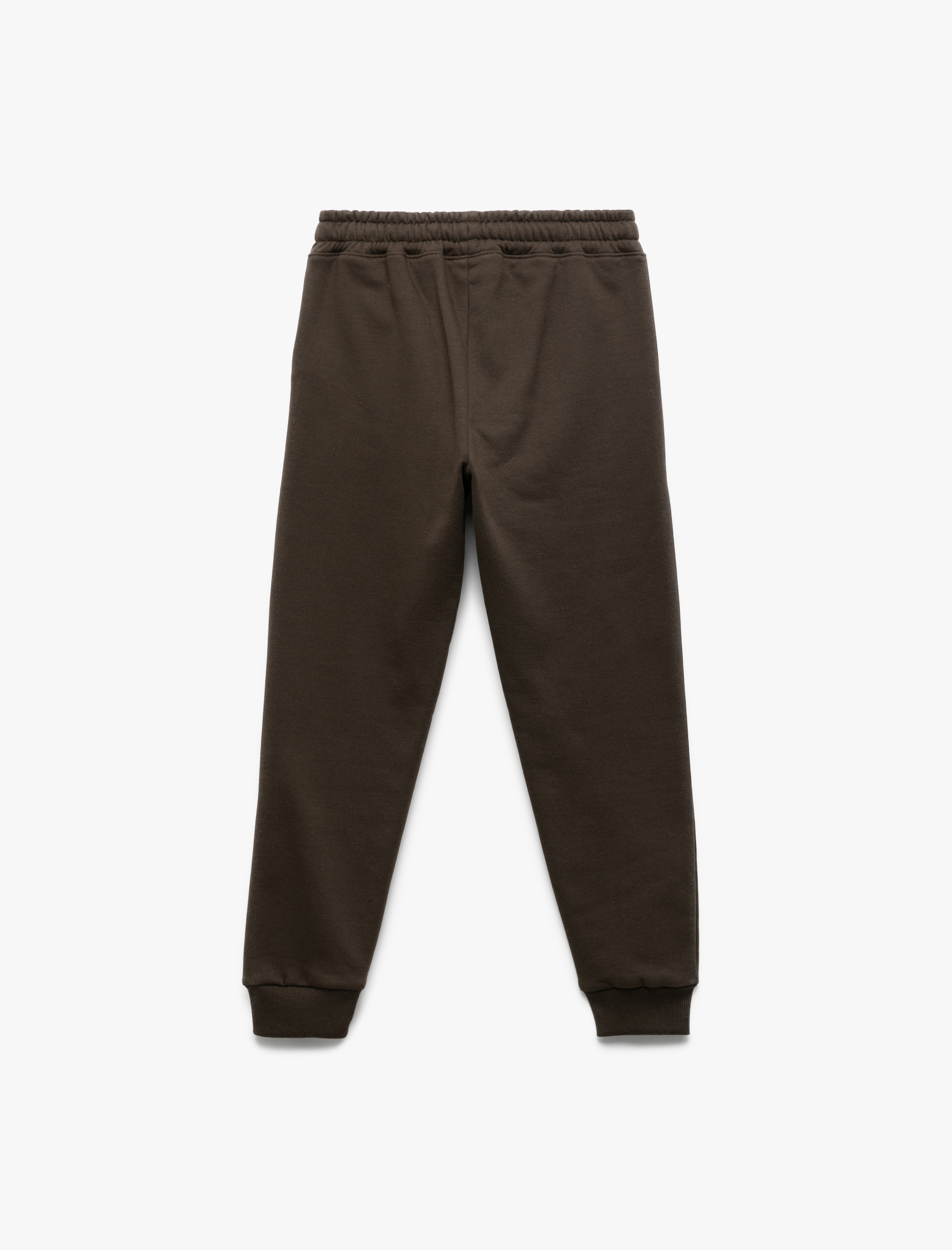  Erkek Çocuk Pamuklu Beli Bağcıklı Şardonlu Jogger Eşofman Altı