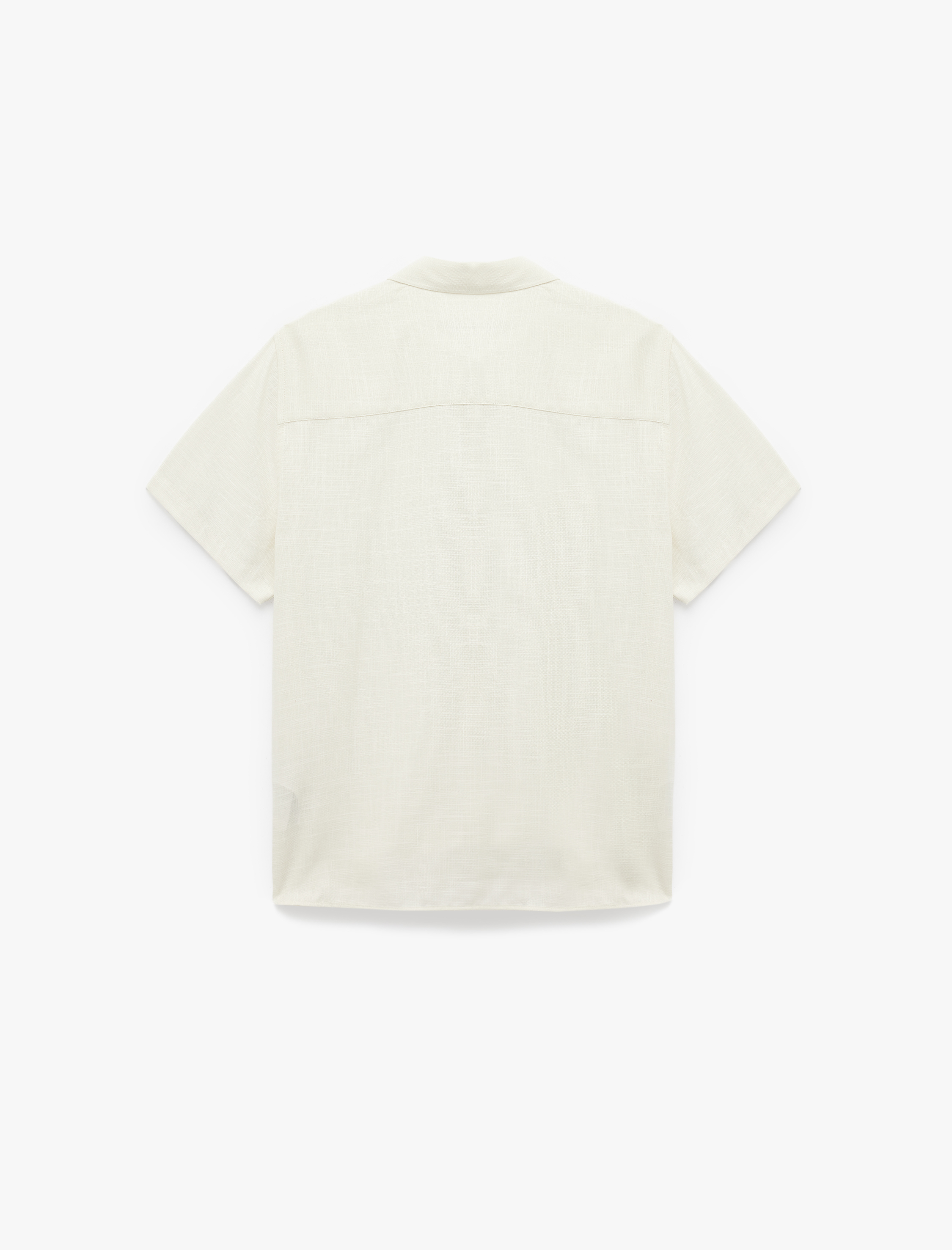 Pamuklu Düğmeli Regular Fit Kısa Kollu Gömlek