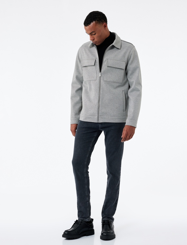  Normal Bel Pamuklu Skinny Fit Jean Pantolon - Michael Jean