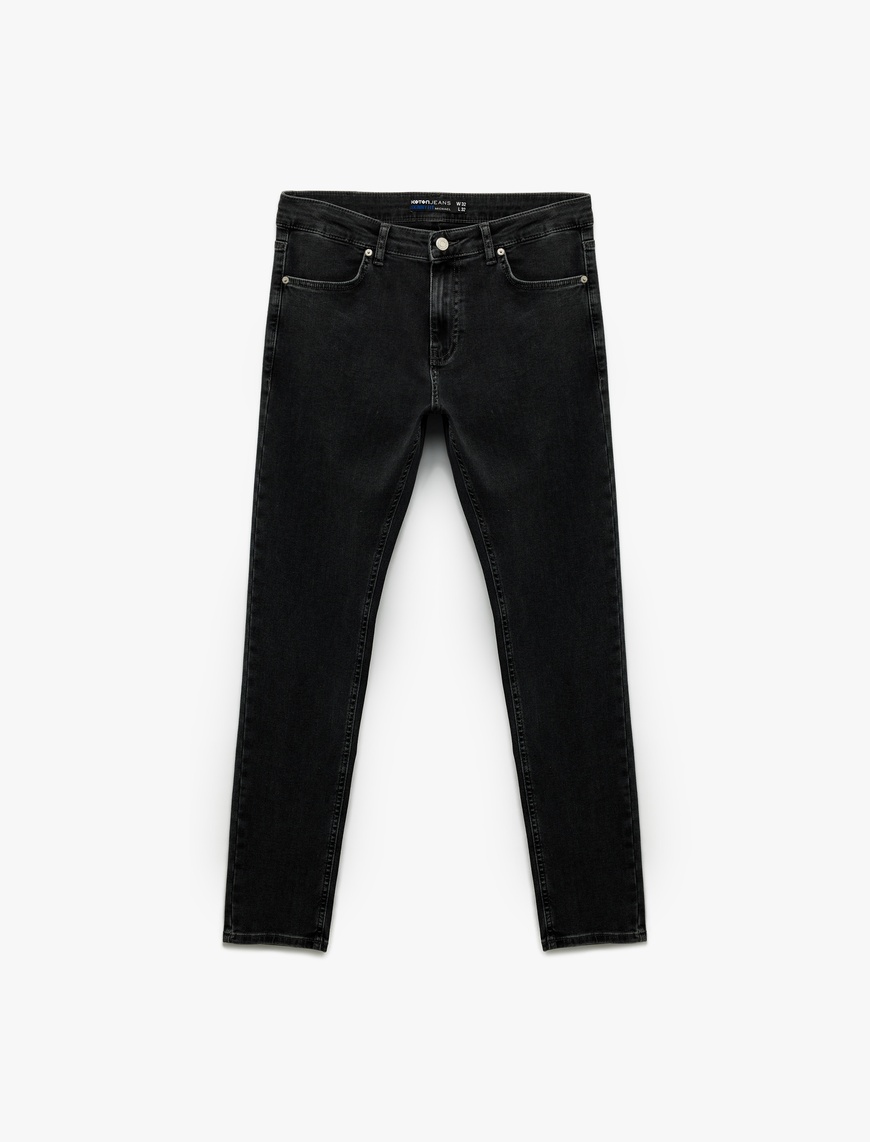   Normal Bel Pamuklu Skinny Fit Jean Pantolon - Michael Jean