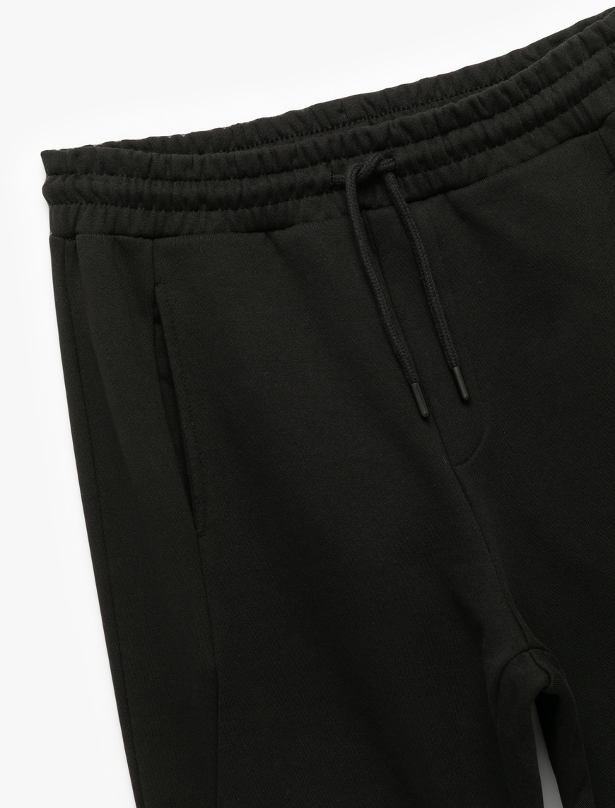   Pamuklu Cep Detaylı Beli Bağcıklı Jogger Eşofman Altı