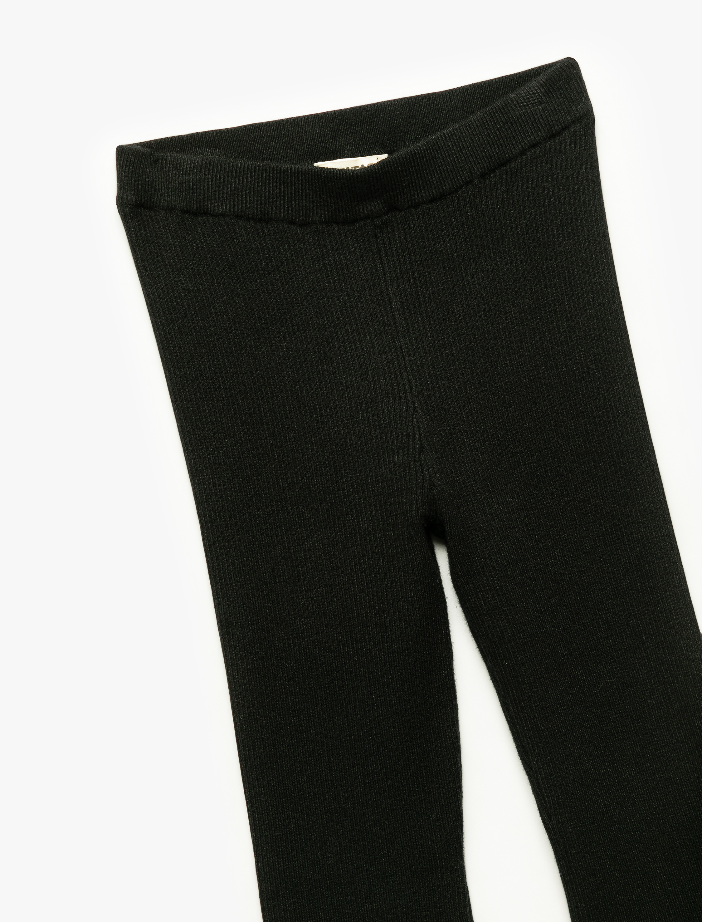  Kız Çocuk Viskon Karışımlı Dar Kalıp İspanyol Paça Triko Pantolon