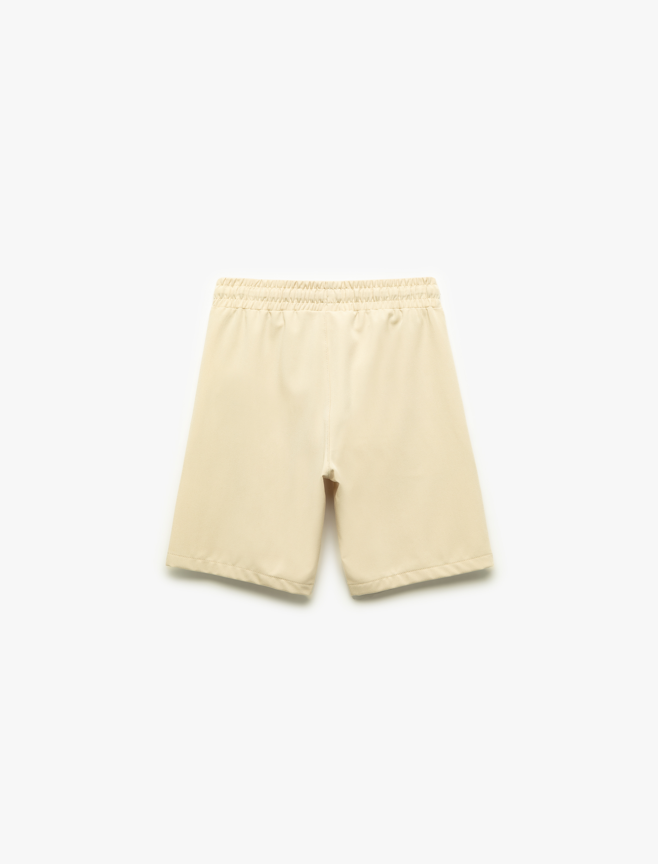  Erkek Çocuk Cep Detaylı Bermuda Beli Bağcıklı Şort