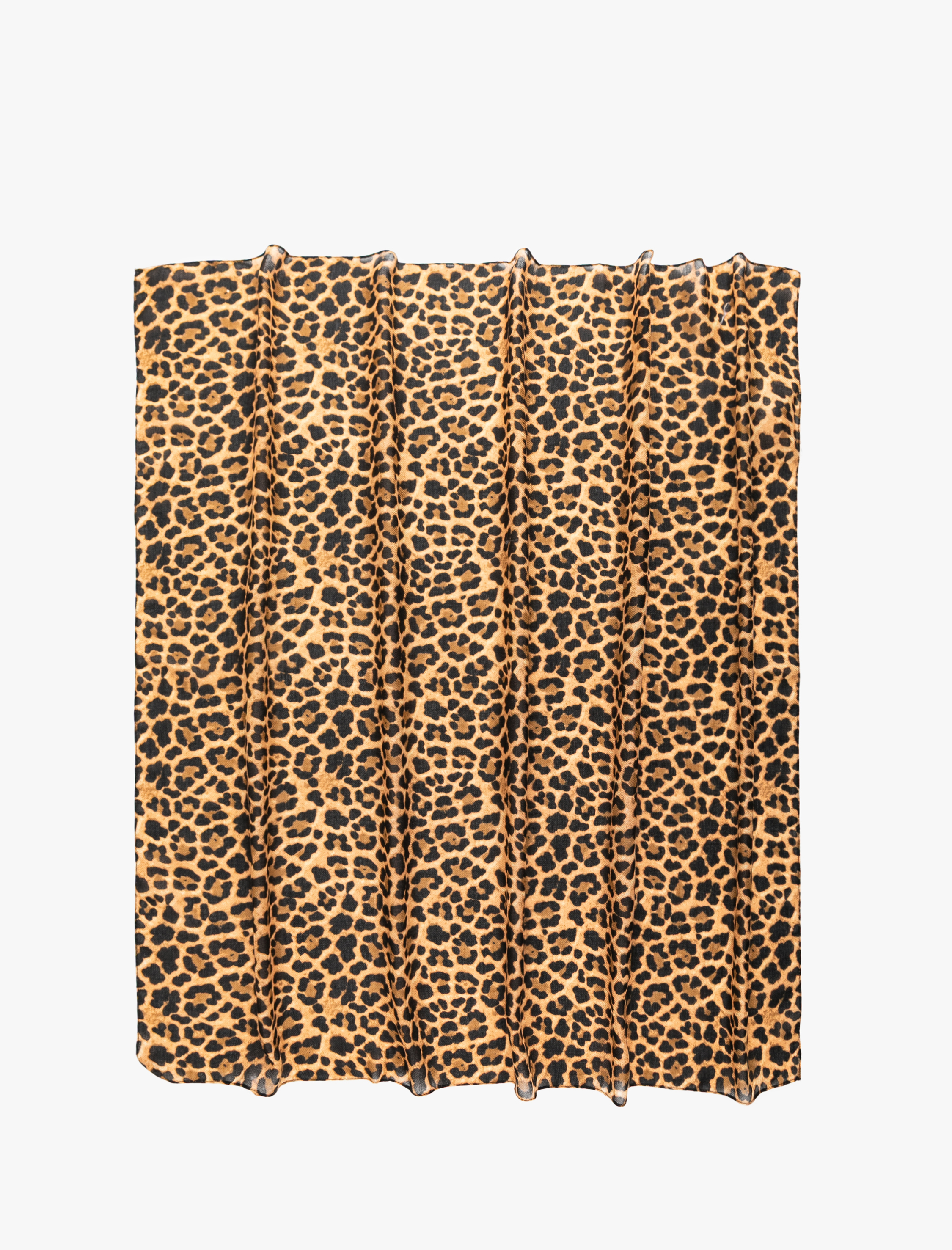 Kadın Kare Leopar Şal