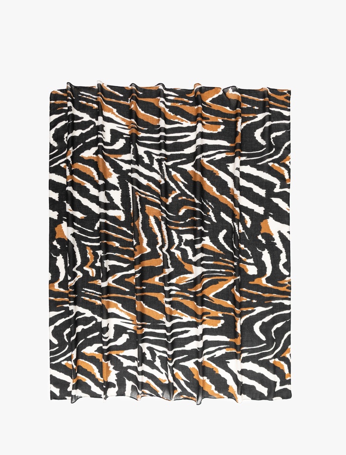 Kadın Kare Leopar Şal