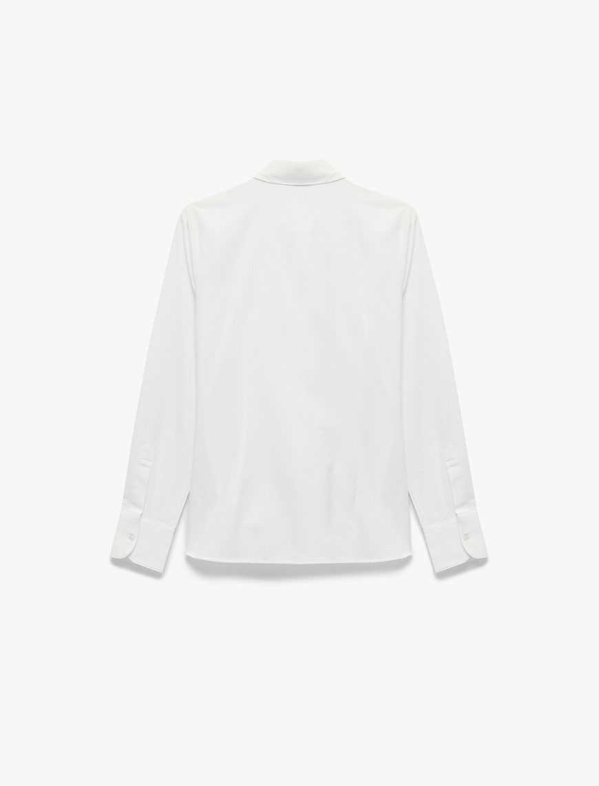  Regular Fit Klasik Yaka Uzun Kollu Poplin Gömlek