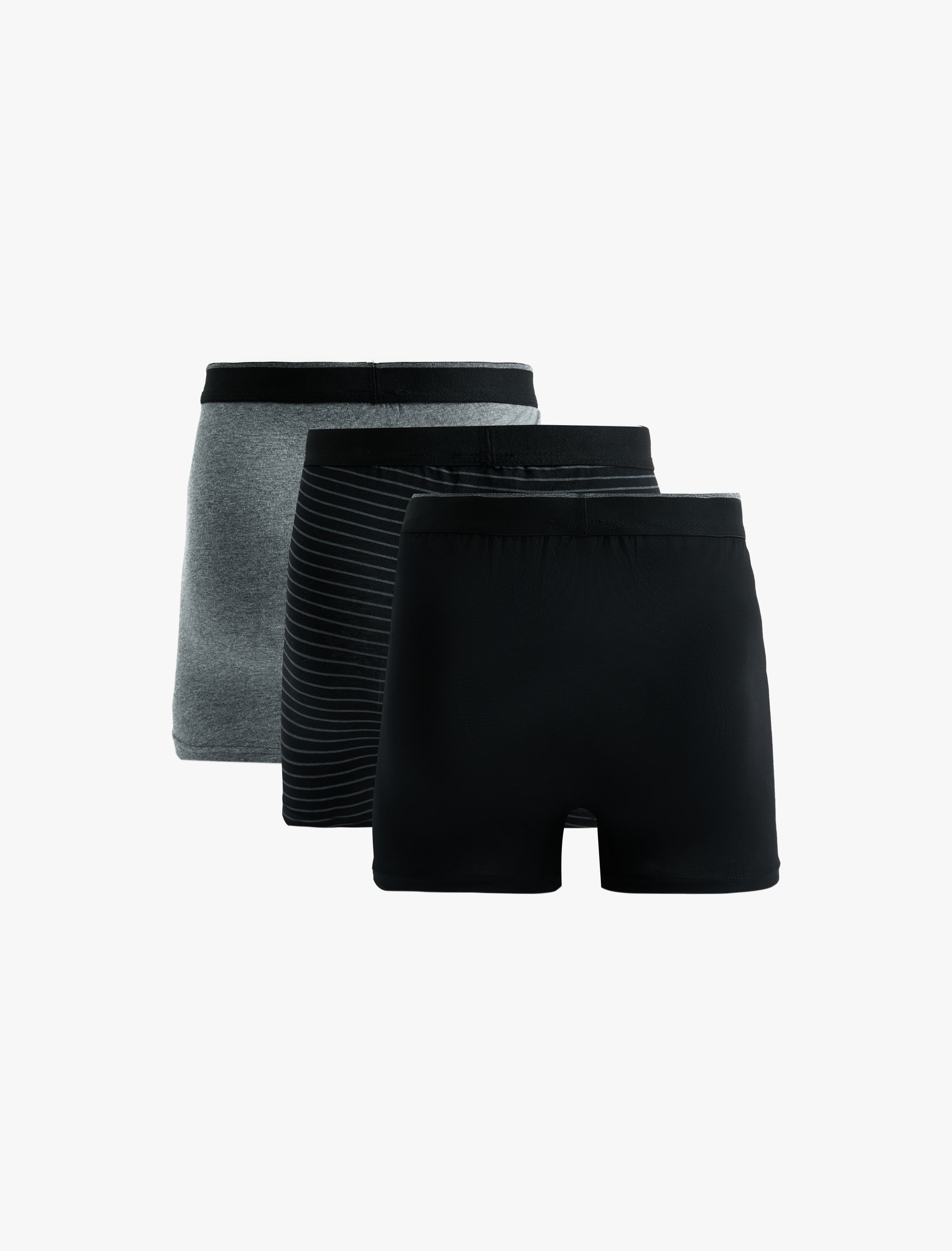   Çizgili Pamuklu 3'lü Boxer Seti