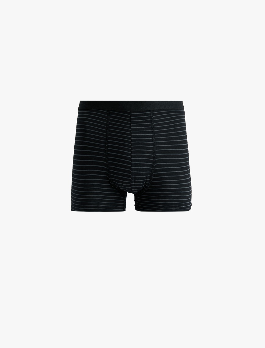   Çizgili Pamuklu 3'lü Boxer Seti