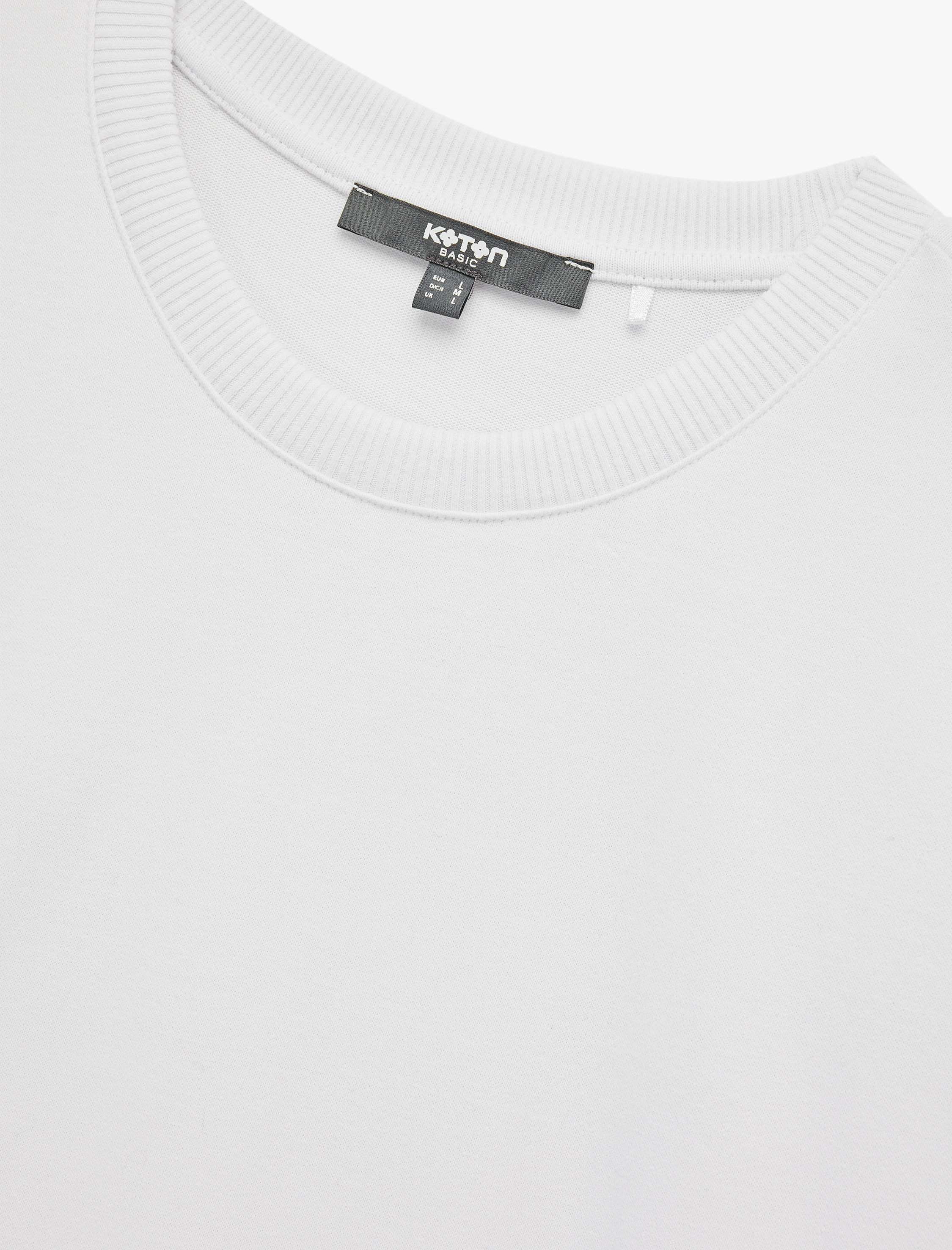   Regular Fit Kısa Kollu Bisiklet Yaka Tok Kumaş Pamuklu Basic Tişört