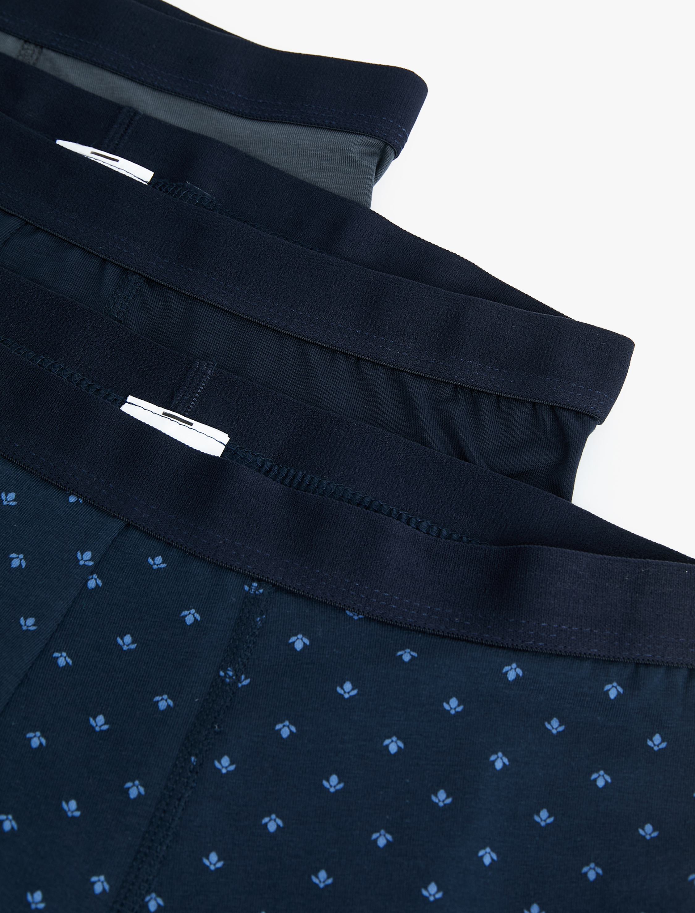   Pamuklu Desenli 3'lü Boxer Seti