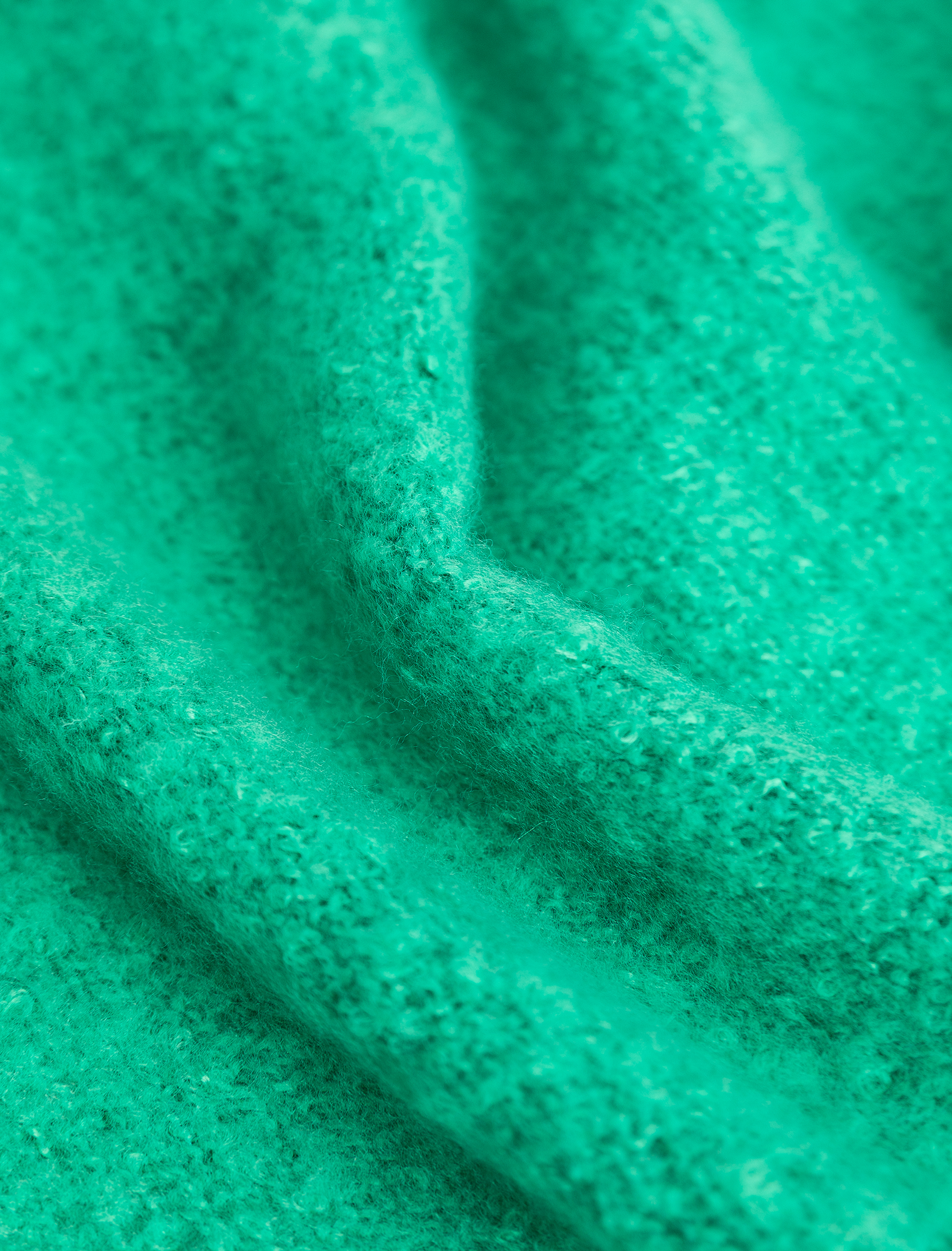  Kadın Yumuşak Dokulu Püsküllü Uzun Atkı